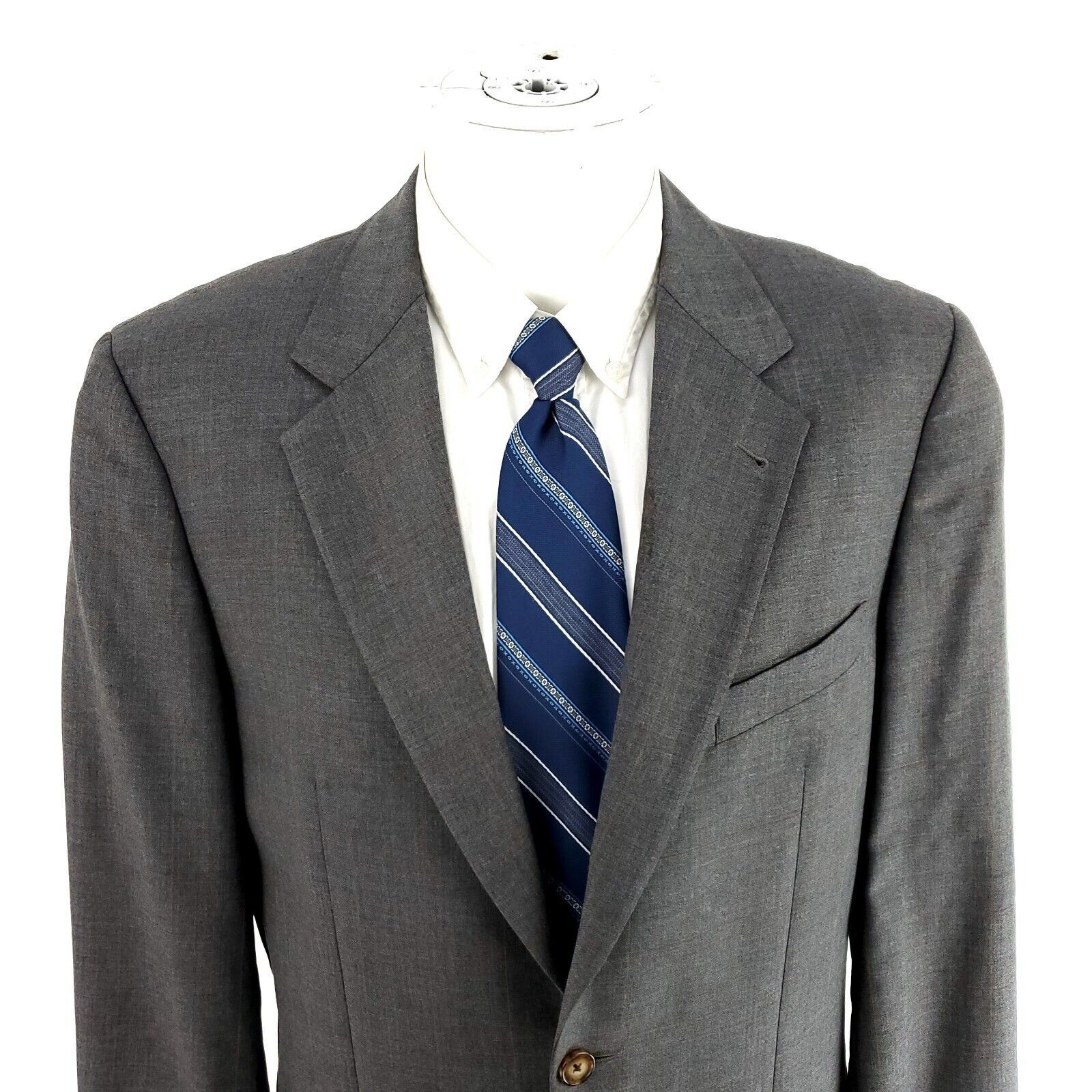 Joseph Abboud Joseph Abboud Super 110s Wool Silk 2 Button Suit Jacket 38R Size 38R - 1 Thumbnail
