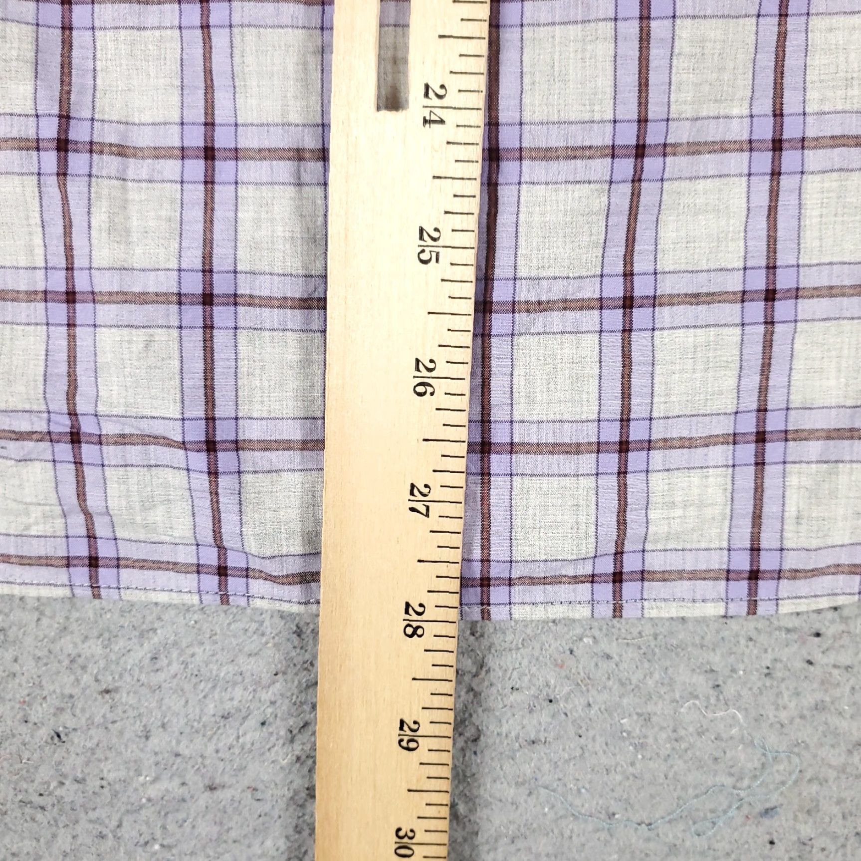 Bonobos Bonobos Shirt Mens Small Purple Plaid Button-Up Long Sleeve Size US S / EU 44-46 / 1 - 4 Thumbnail