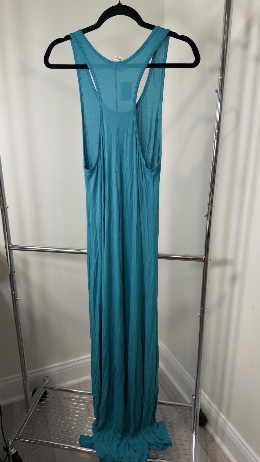 Designer Stylish XL Aqua Maxi Dress by American Twist Size XL / US 12-14 / IT 48-50 - 2 Thumbnail