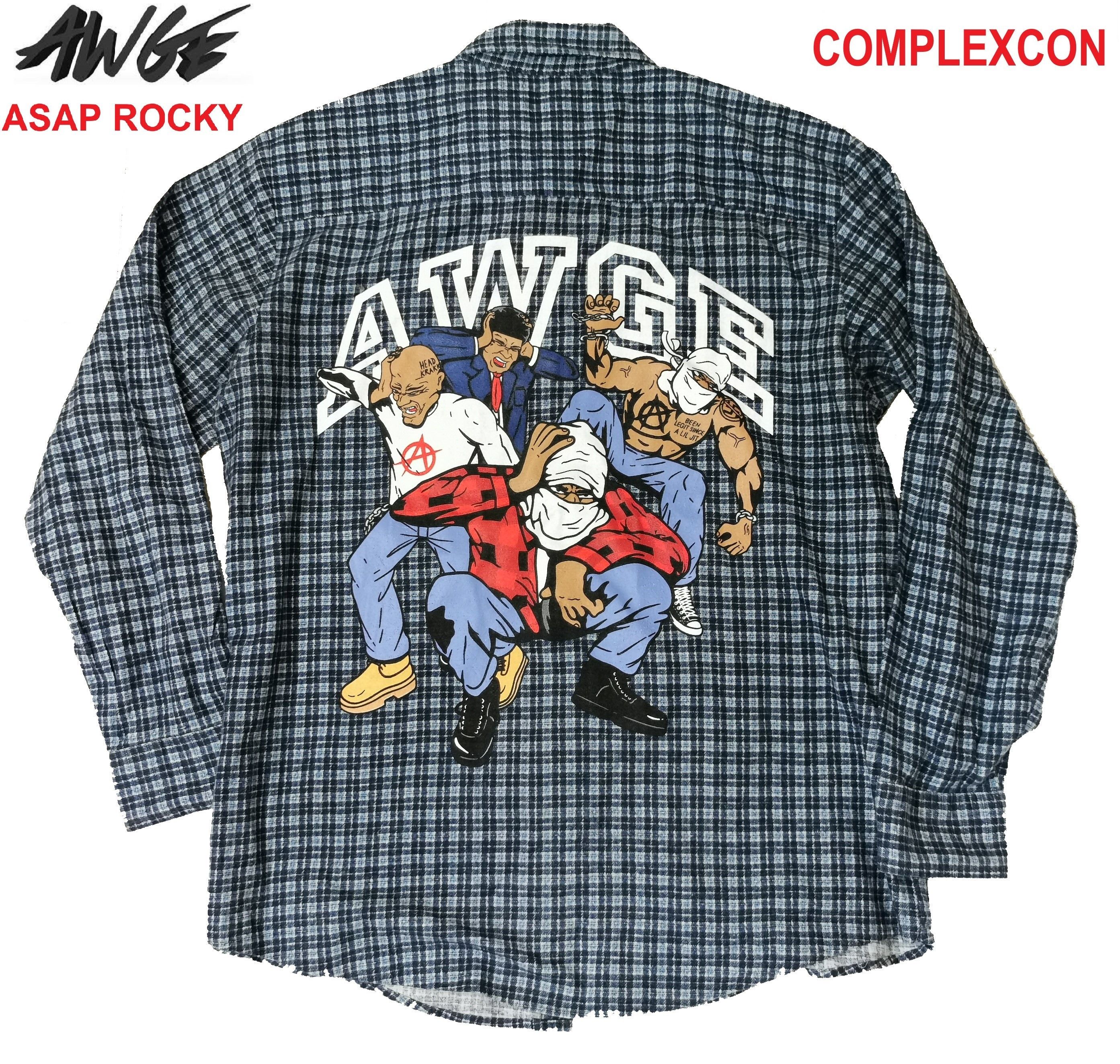 AWGE AWGE SHIRT 1 of 1 Vintage at COMPLEXCON ASAP ROCKY HABAND | Grailed