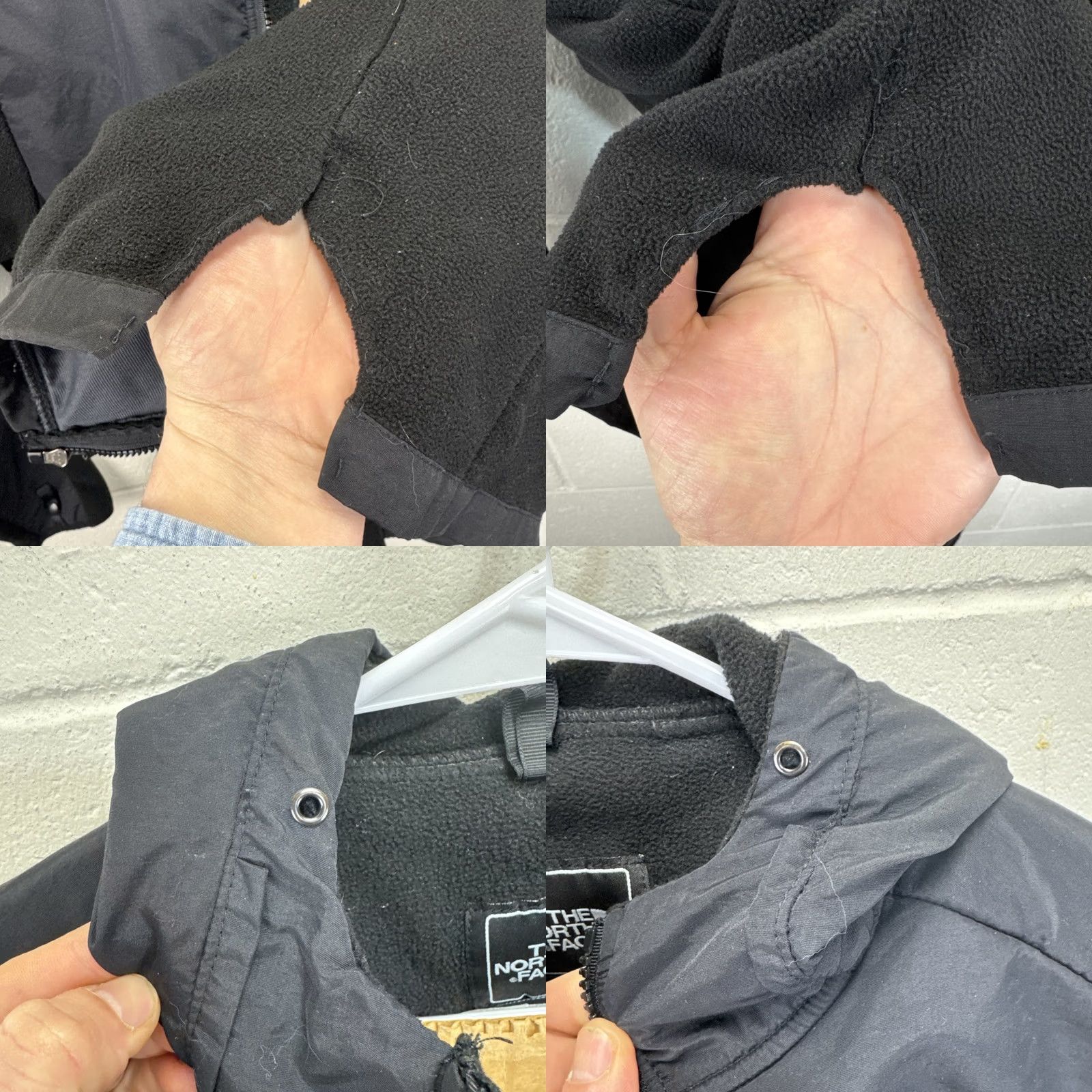 The North Face The North Face Denali Hooded Full Zip Jacket Women’s Medium Black Fleece Jacket Size M / US 6-8 / IT 42-44 - 11 Thumbnail