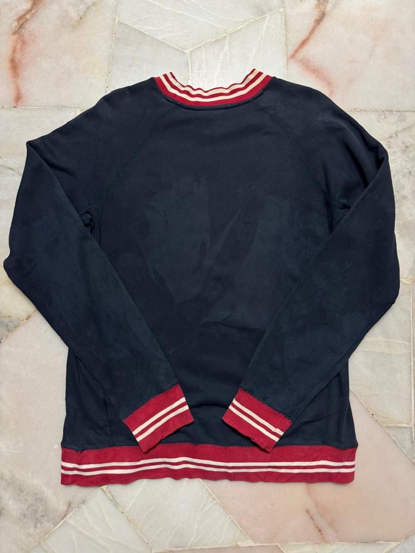 Nike VINTAGE Y2K NIKE BIG SWOOSH CREWNECK SWEATSHIRT RINGER Size US L / EU 52-54 / 3 - 14 Thumbnail