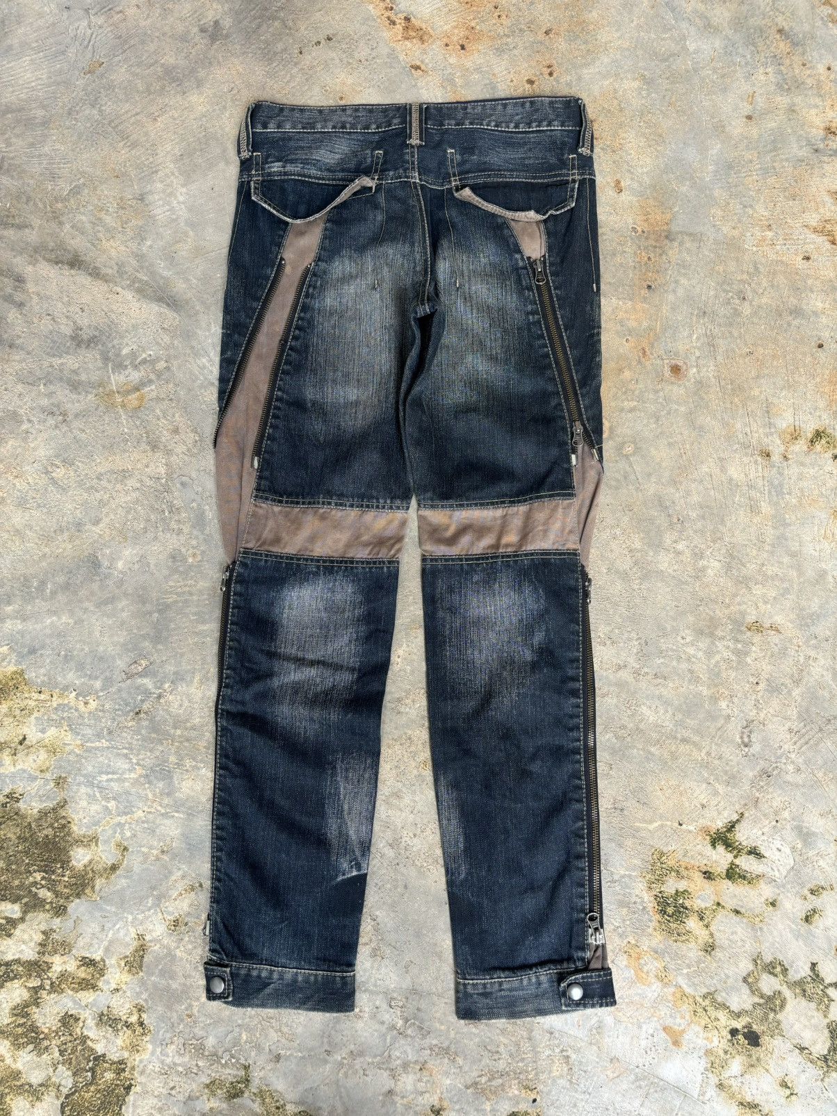 If Six Was Nine × Japanese Brand × PPFM PPFM Multi Zipper Ifsixwasnine Lgb Style Jeans Size US 29 - 3 Thumbnail