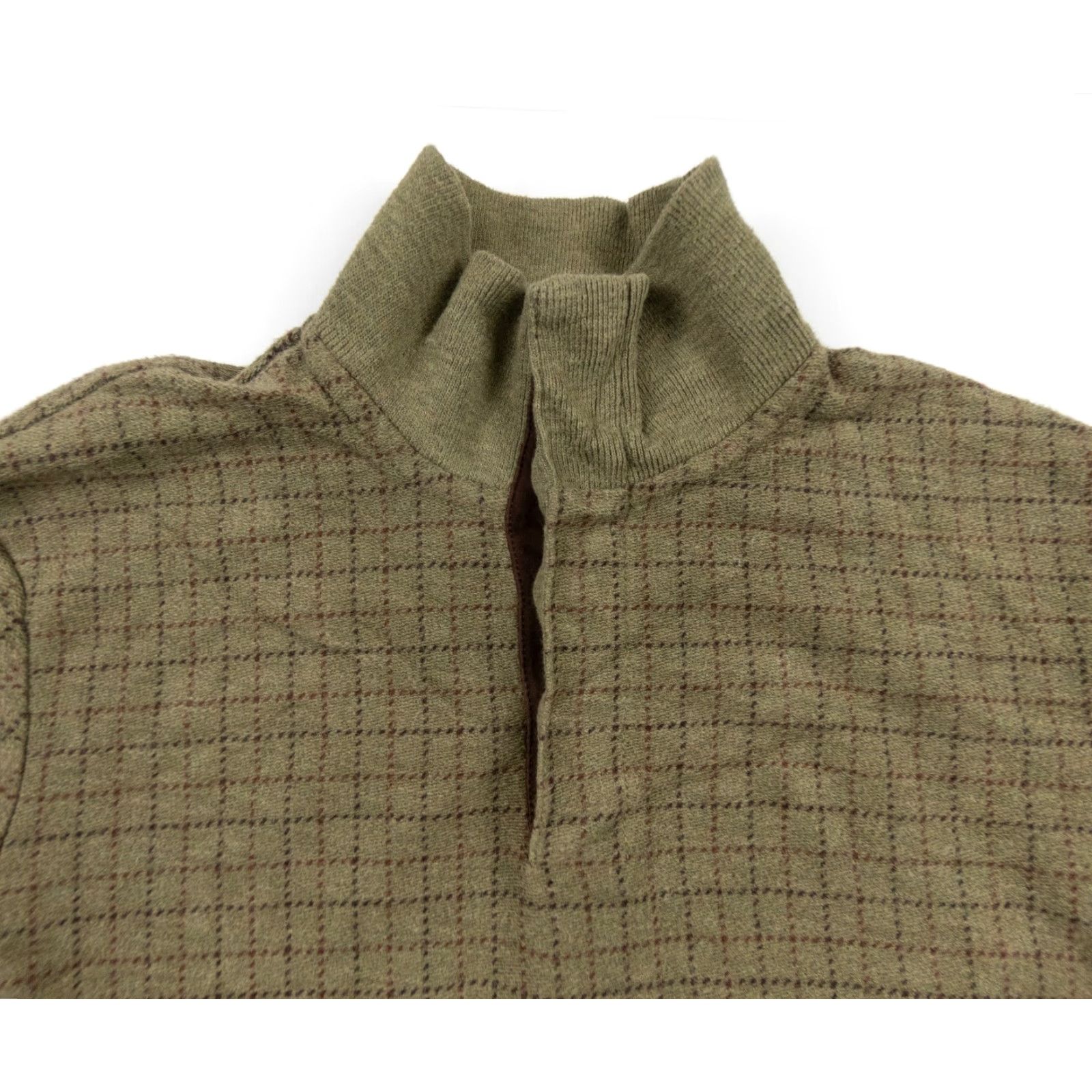 Polo Ralph Lauren VINTAGE Polo Ralph Lauren Sweater Men's Large Pullover Hoodie Knit Check Pattern Preppy Casual Size US L / EU 52-54 / 3 - 2 Thumbnail