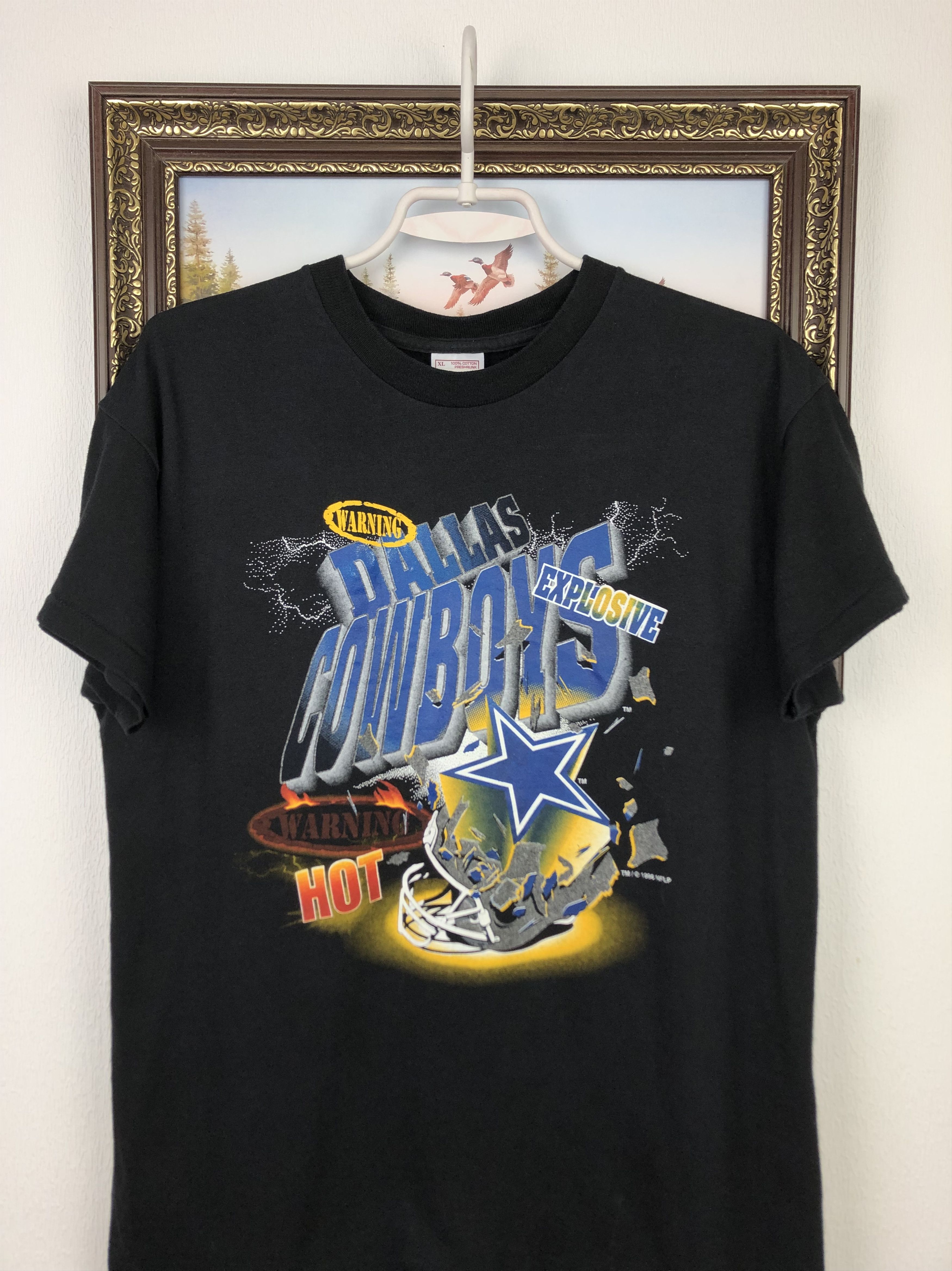 NFL Vintage NFL Dallas Cowboys Shirt Mens Tee Over Print Jersey Size US L / EU 52-54 / 3 - 2 Thumbnail
