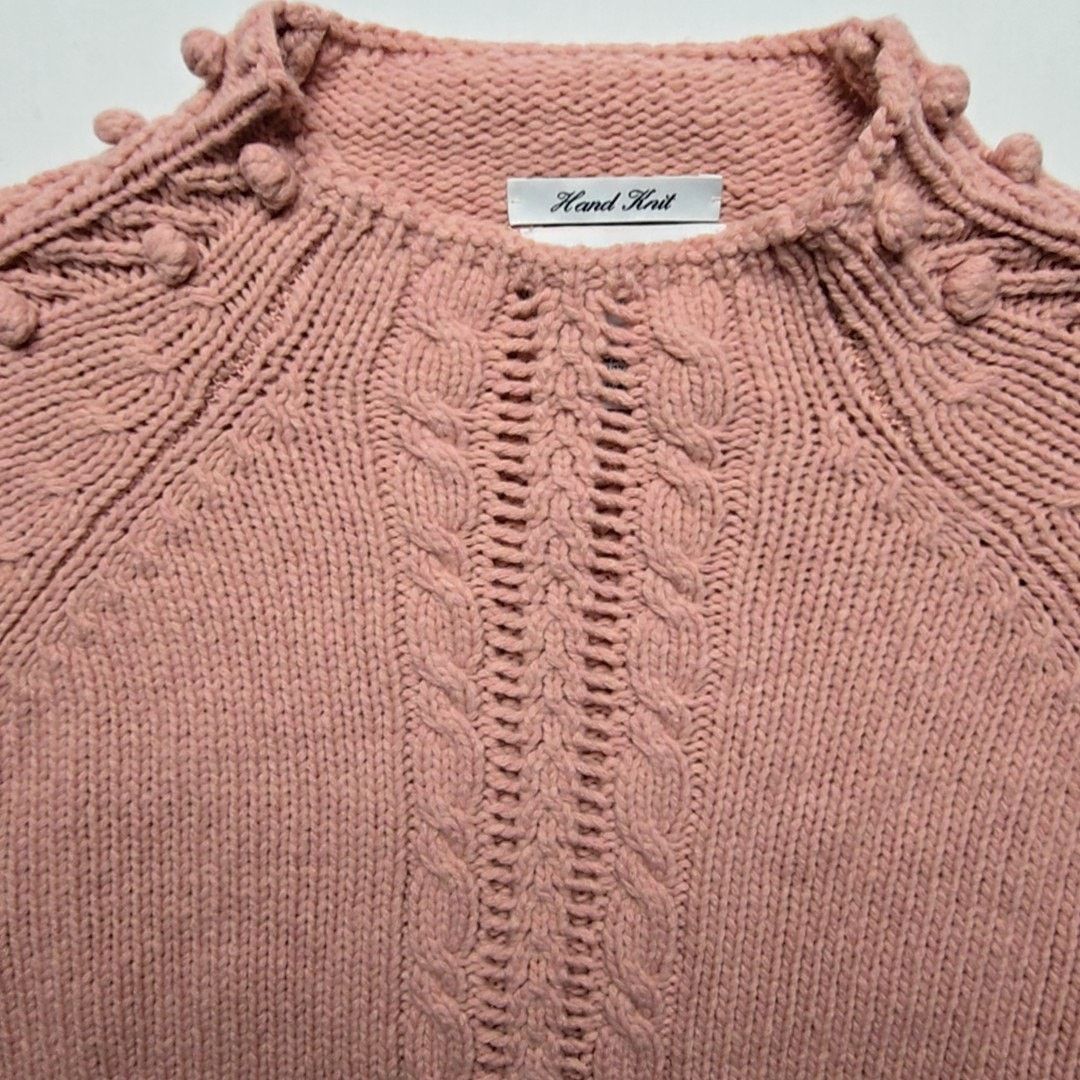 Vintage Vintage Westbound Hand Knit Pink XL Women's Sweater 90s Size XL / US 12-14 / IT 48-50 - 7 Thumbnail