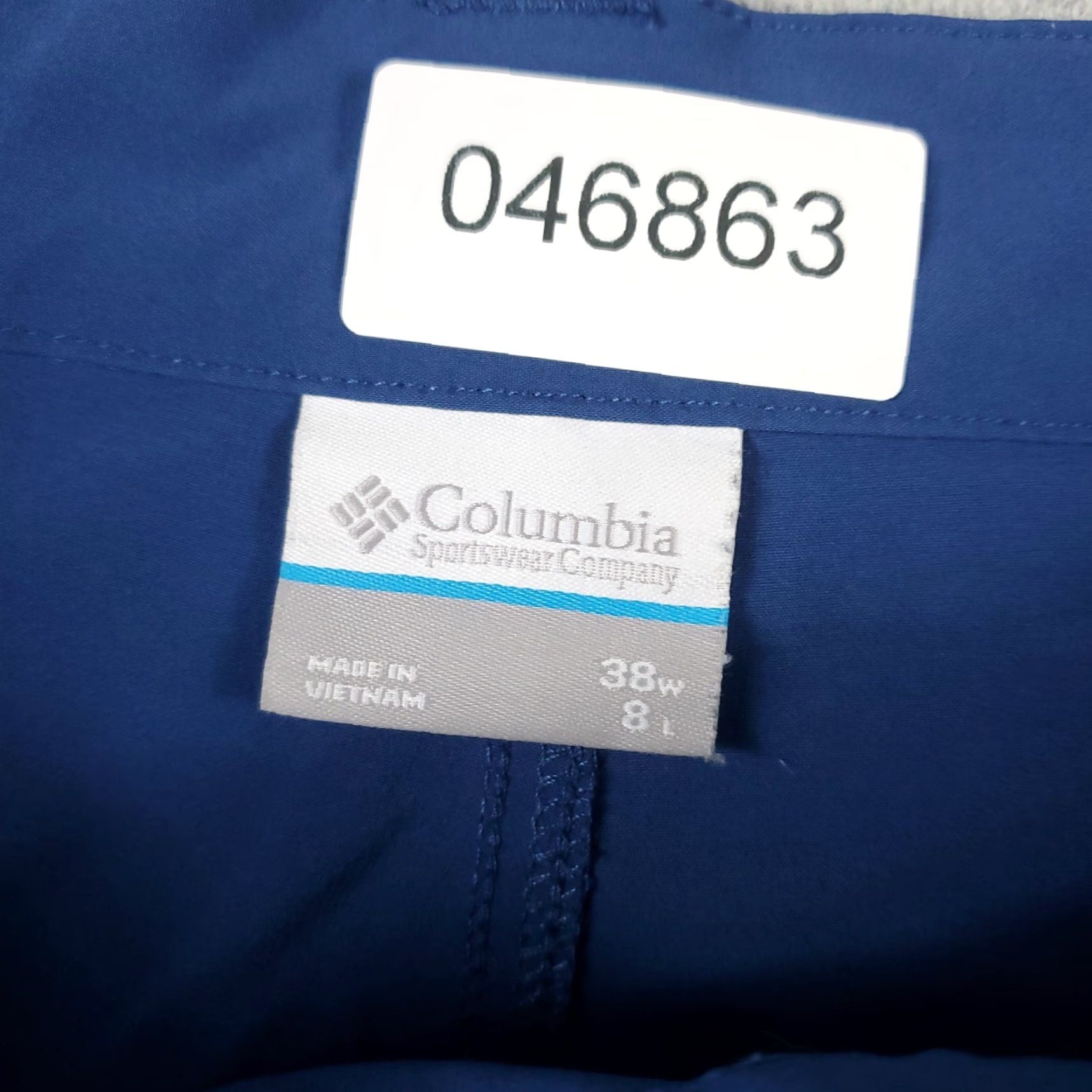 Vintage Columbia Mens Blue Chino Shorts Size 38 Big & Tall Flat Front Cotton Blend Mens Size US 38 / EU 54 - 8 Thumbnail