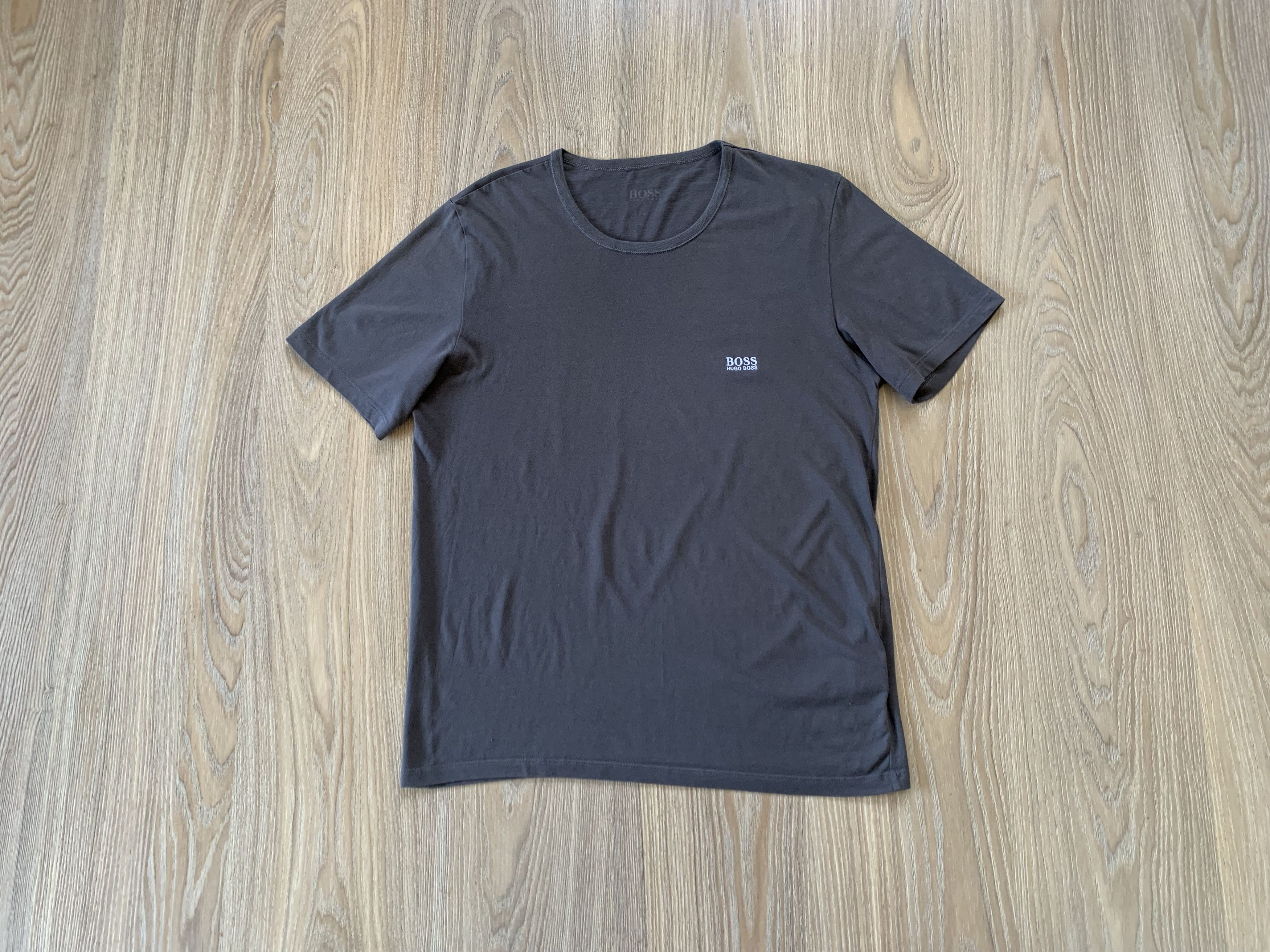 Hugo Boss Mens Hugo Boss Basic Grey T Shirt Size US L / EU 52-54 / 3 - 10 Thumbnail