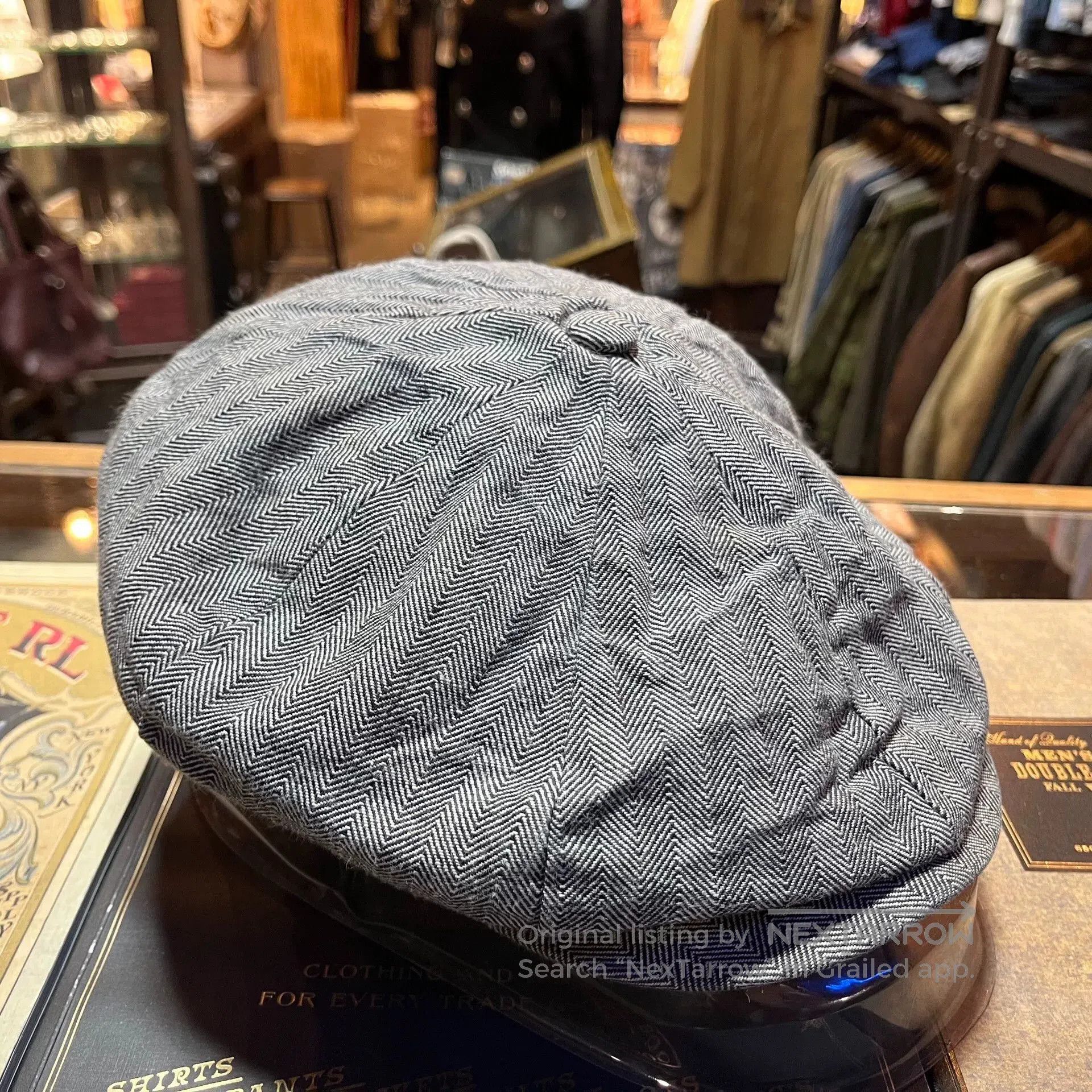 RRL Ralph Lauren RRL Herringbone Newsboy Cap. Size ONE SIZE - 2 Thumbnail