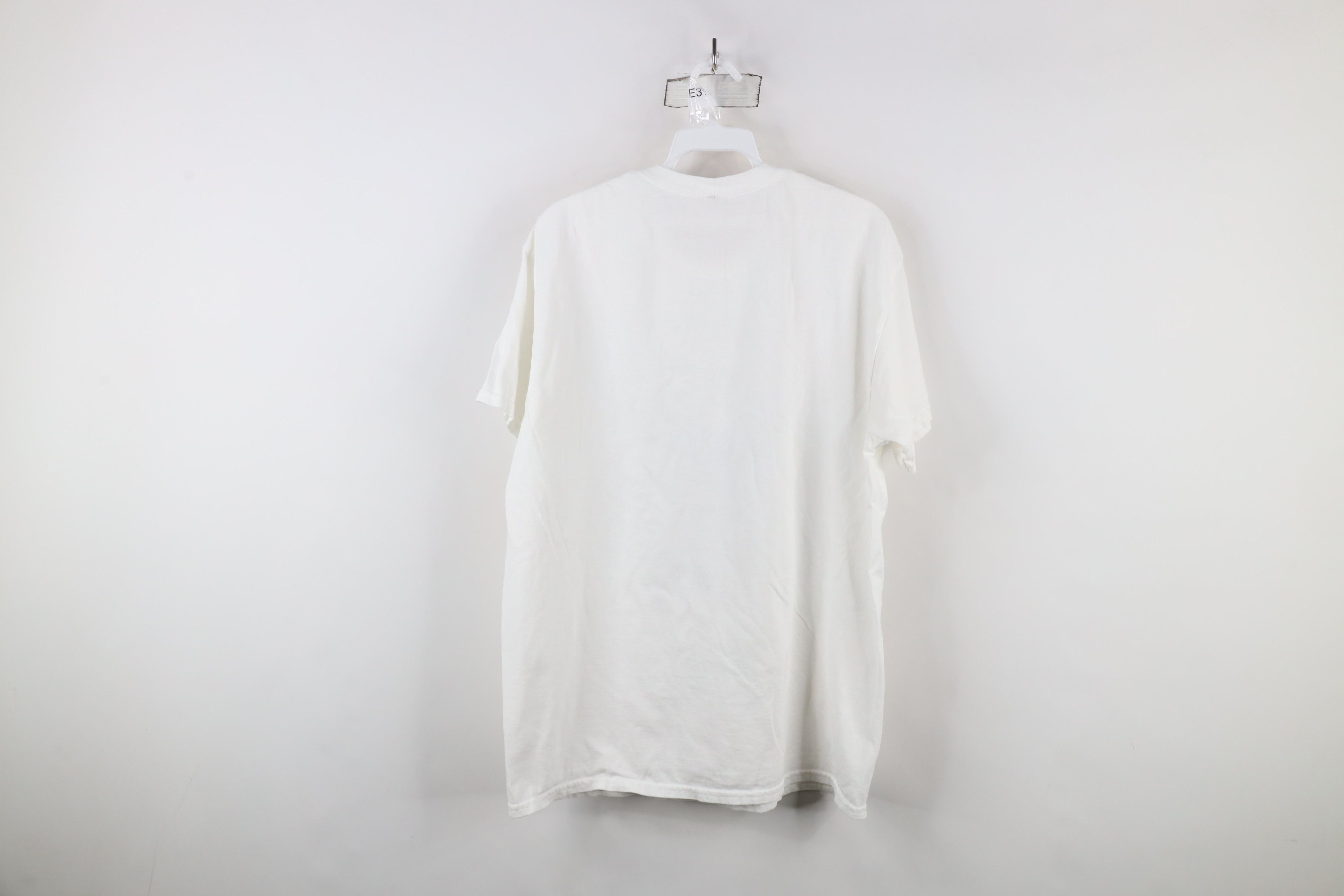 Vintage Vintage 90s Streetwear Jazz Music T-Shirt White Cotton Size US L / EU 52-54 / 3 - 8 Thumbnail