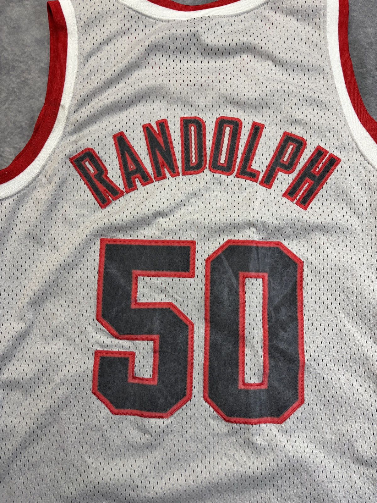 Nike Vintage Portland Trailblazers Jersey 2000s NBA Randolph Gray Size US L / EU 52-54 / 3 - 5 Thumbnail