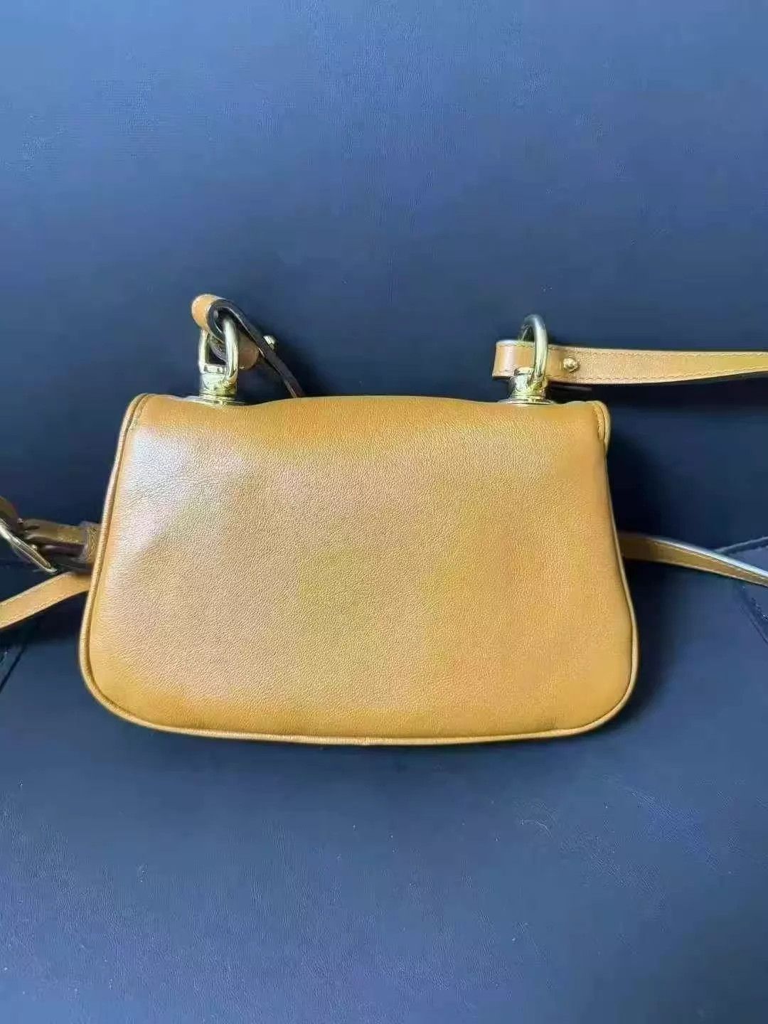 Gucci Gucci Blondie Double G All Leather Crossbody Bag New Size ONE SIZE - 2 Thumbnail