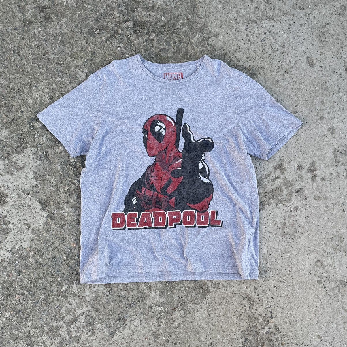 Marvel Comics × Vintage Vintage T-shirts Dead-pool Big Logo Marvel Comics Y2K 90s Size US XXL / EU 58 / 5 - 1 Thumbnail
