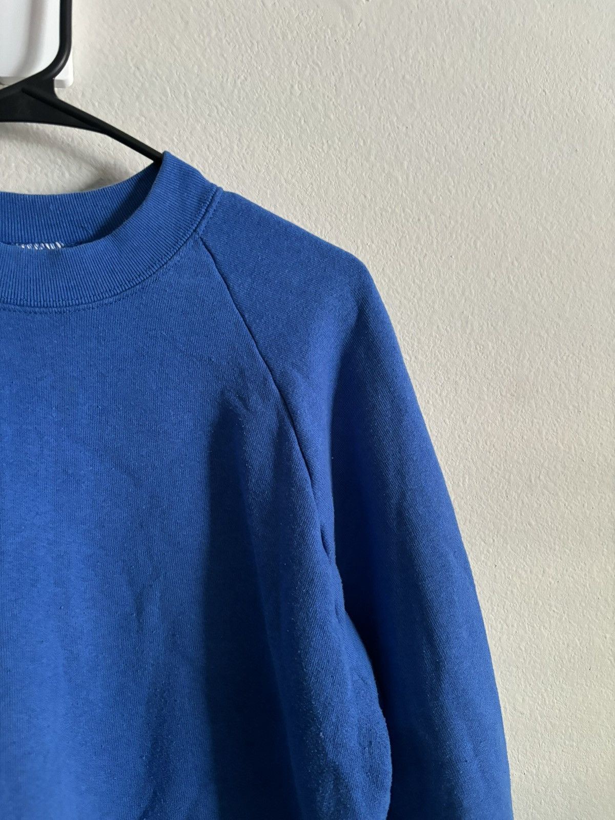 Vintage Vintage 80s/90s Fruit of the Loom Blank Raglan Sweatshirt Size US L / EU 52-54 / 3 - 3 Thumbnail