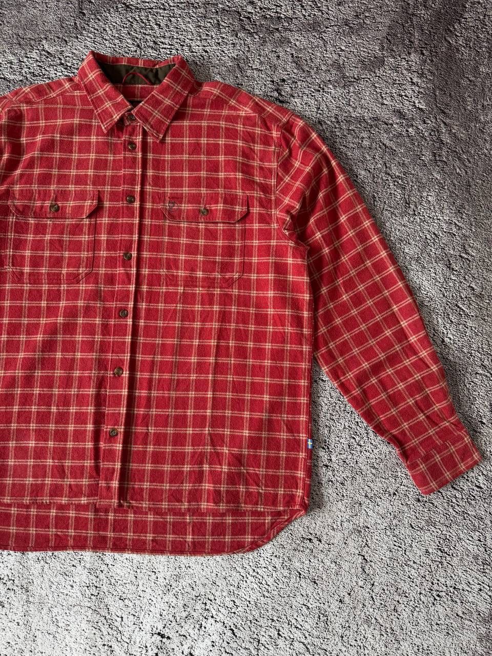 Fjallraven × Vintage Vintage Fjällräven Checkered Flannel Shirt Red XXL Size US XXL / EU 58 / 5 - 3 Thumbnail