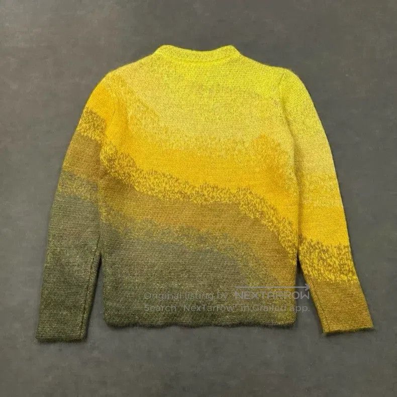 ERL ERL Ombre Round Neck Long Sleeve Wool and Mohair Sweater Size US S / EU 44-46 / 1 - 3 Thumbnail