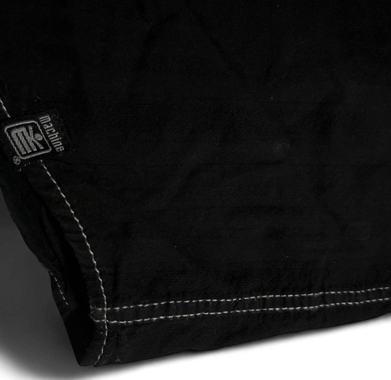 Other Black Machine embroidered button up shirt contrast stitching Size US XXL / EU 58 / 5 - 8 Thumbnail
