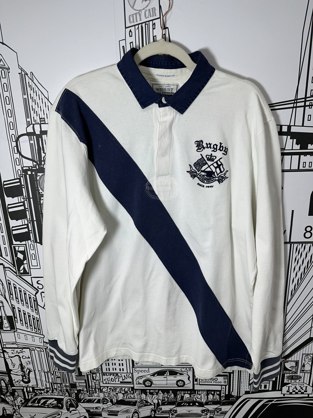 Rugby Ralph Lauren Old Boyz Rugby White XL