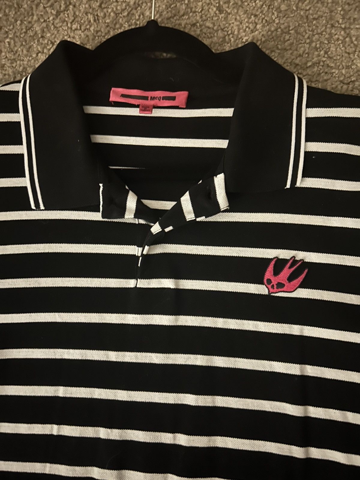 Alexander McQueen sold MCQ alexander mcqueen polo striped Size US M / EU 48-50 / 2 - 2 Thumbnail