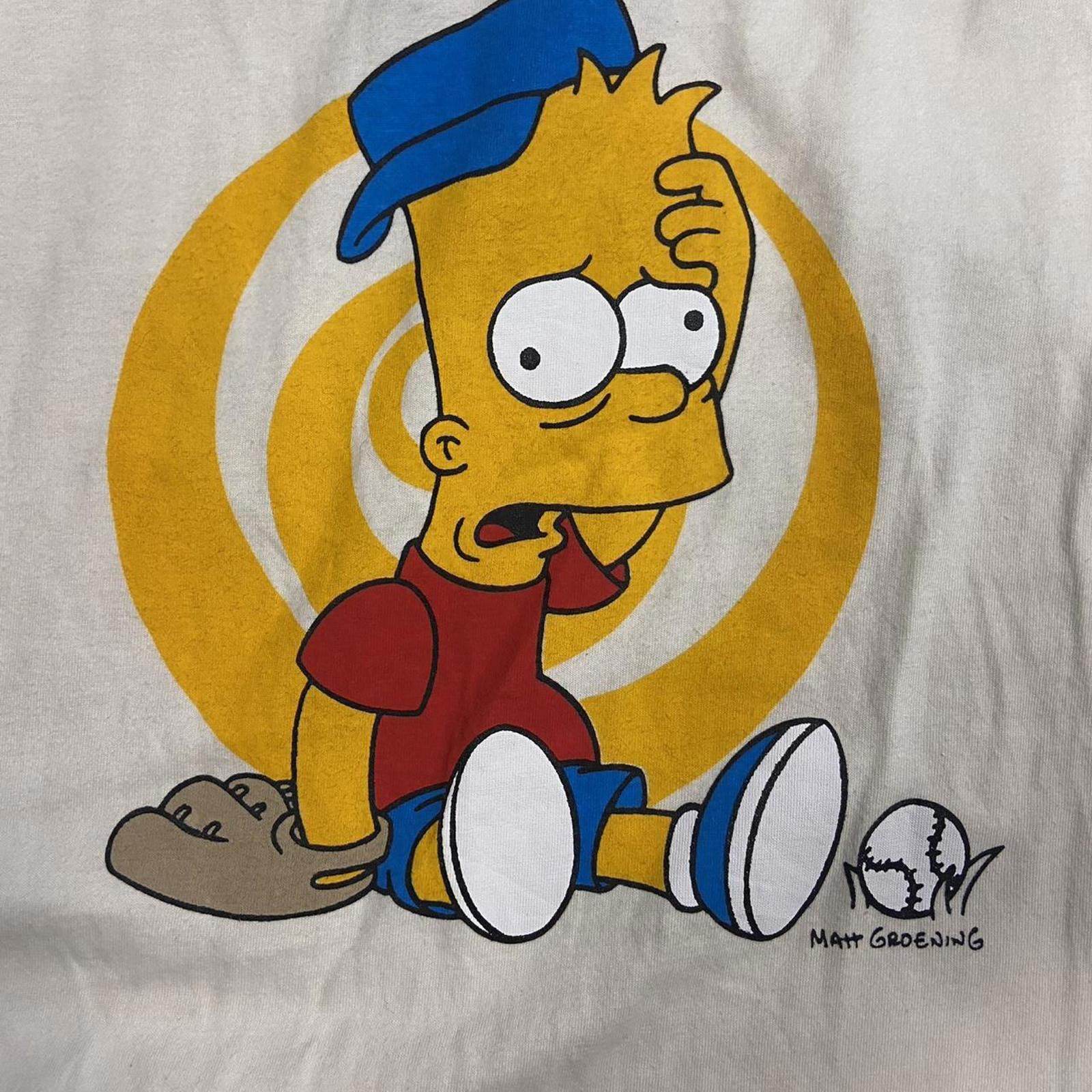 The Simpsons × Vintage Vintage 1999 Bart Simpson Tee Size US XL / EU 56 / 4 - 2 Thumbnail
