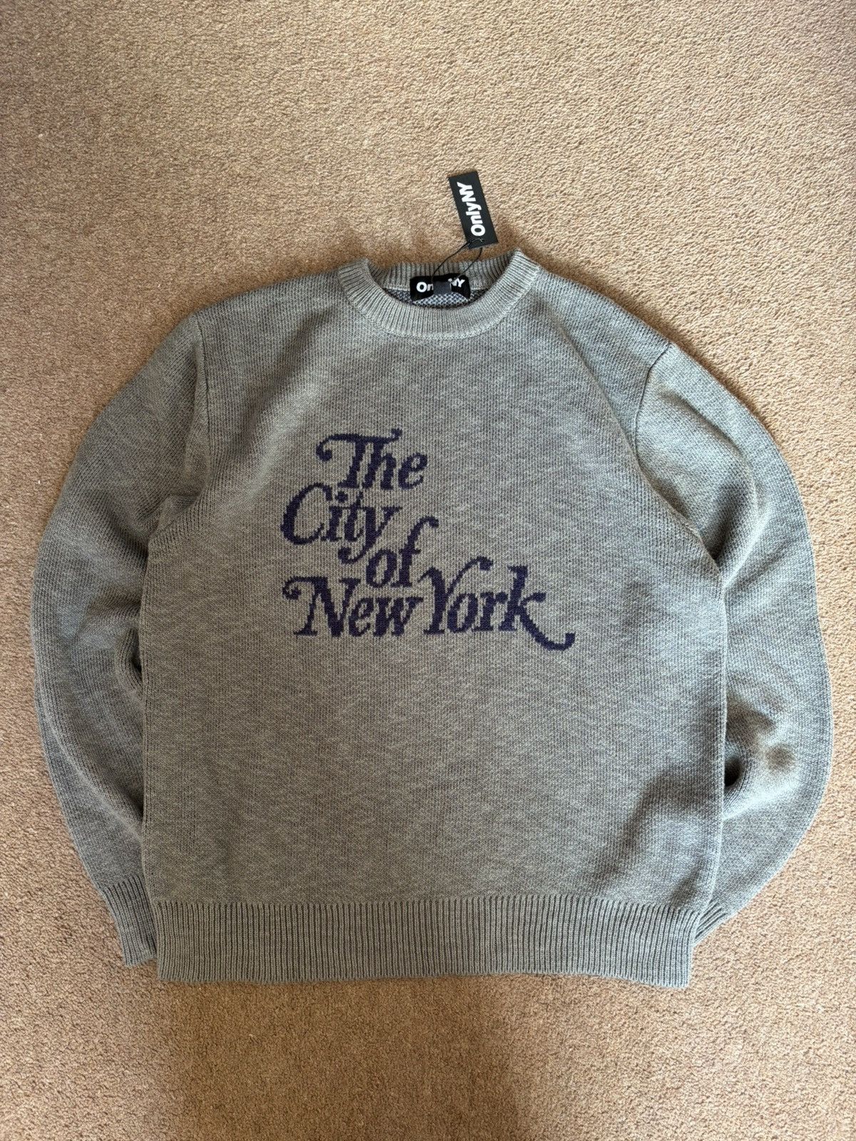 Only NY Only NY knit Sweater jumper Men Size small Green RRP $140+ Size US S / EU 44-46 / 1 - 1 Thumbnail