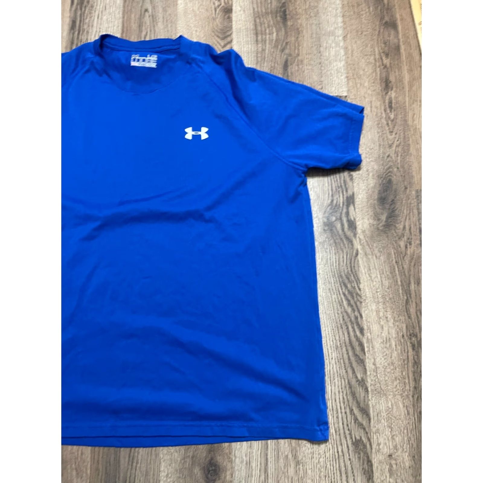 Under Armour Under Armour Shirt Men Large Blue Athletic Wear Loose Heat Gear T-Shirt Casual Modern Size US L / EU 52-54 / 3 - 4 Thumbnail