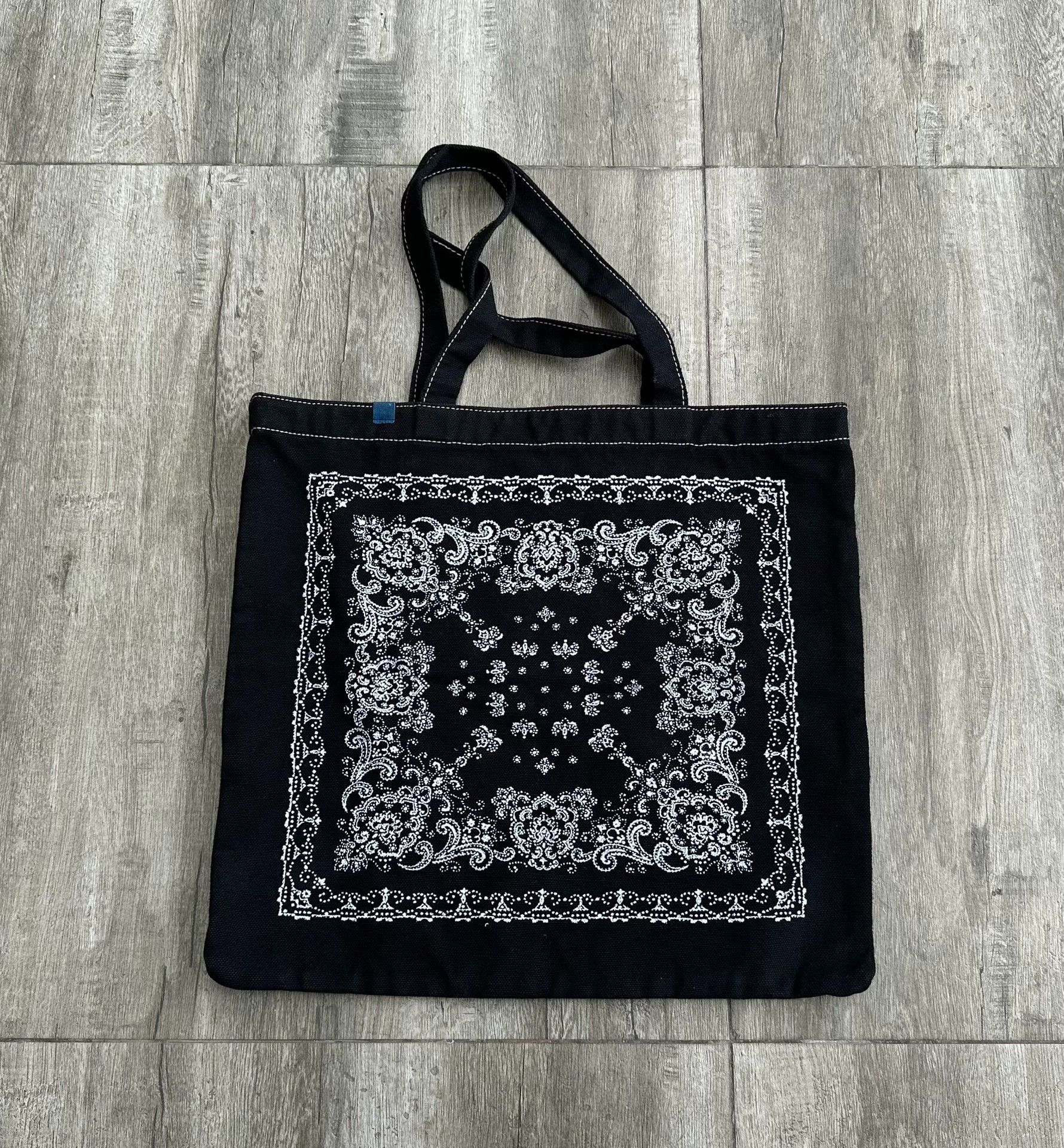 Visvim visvim canvas tote bag with bandana print Size ONE SIZE - 1 Thumbnail