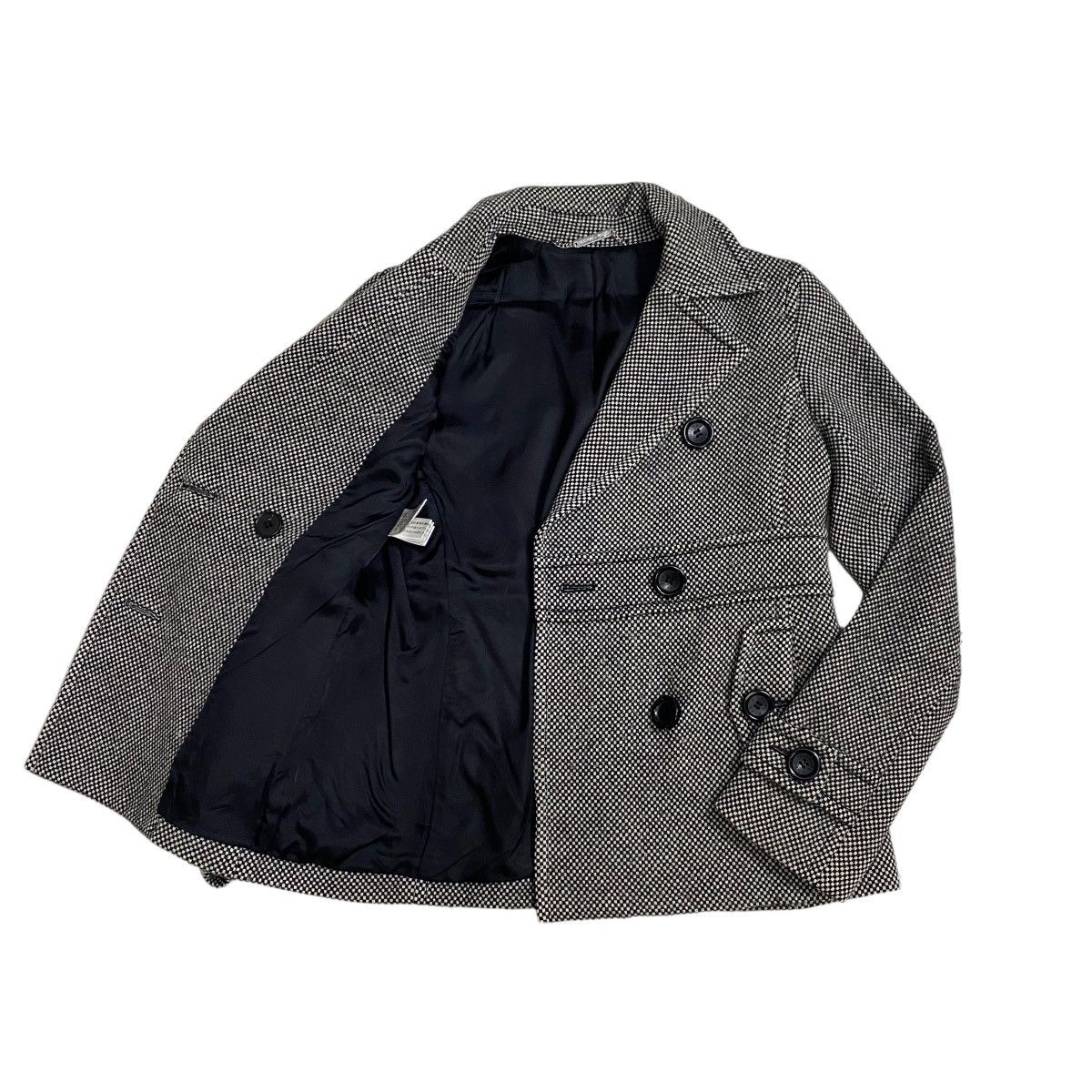 Michael Kors Michael Michael Kors peacoat double button, block check Size S / US 4 / IT 40 - 7 Thumbnail
