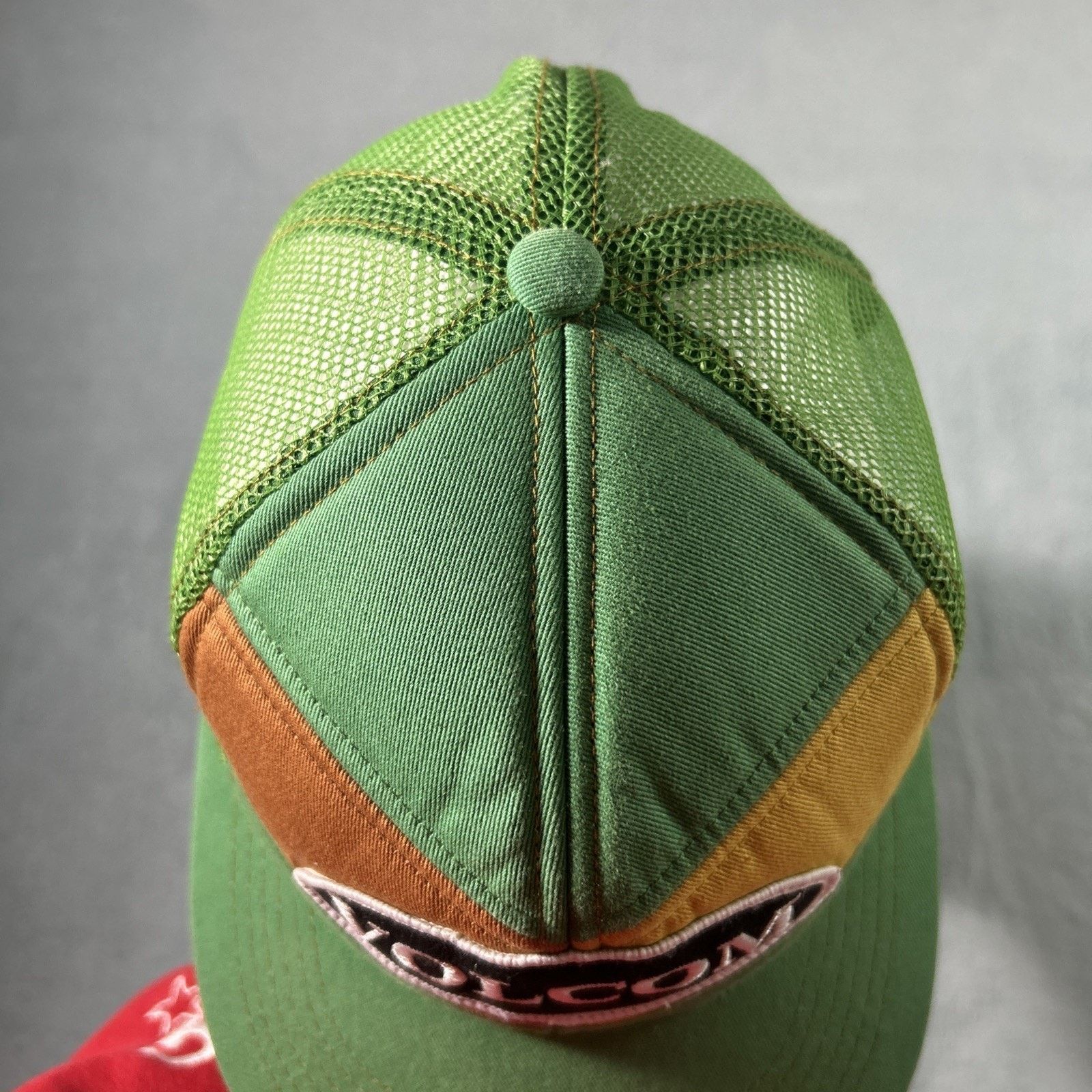 Volcom Volcom 6 Panel Mesh Trucker Hat Mens Snap Retro Granola VTG Size ONE SIZE - 8 Thumbnail