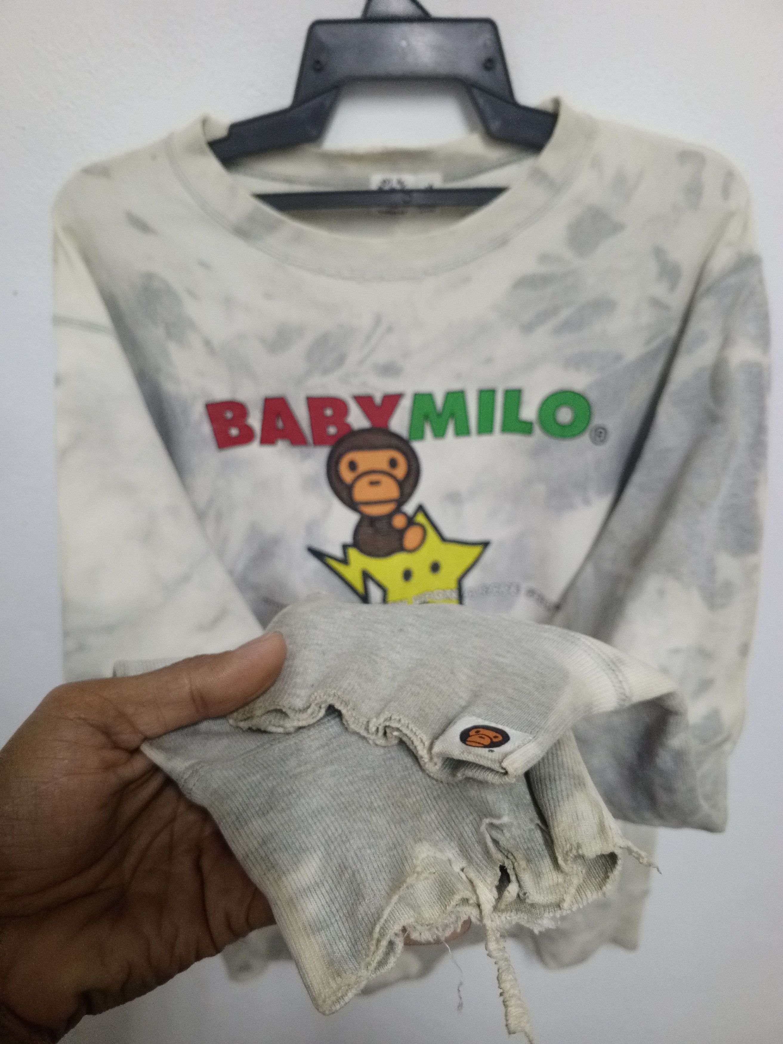 Bape BABY MILO STAR ×BAPE TAI DAI SWEATSHIRT Size US L / EU 52-54 / 3 - 7 Thumbnail
