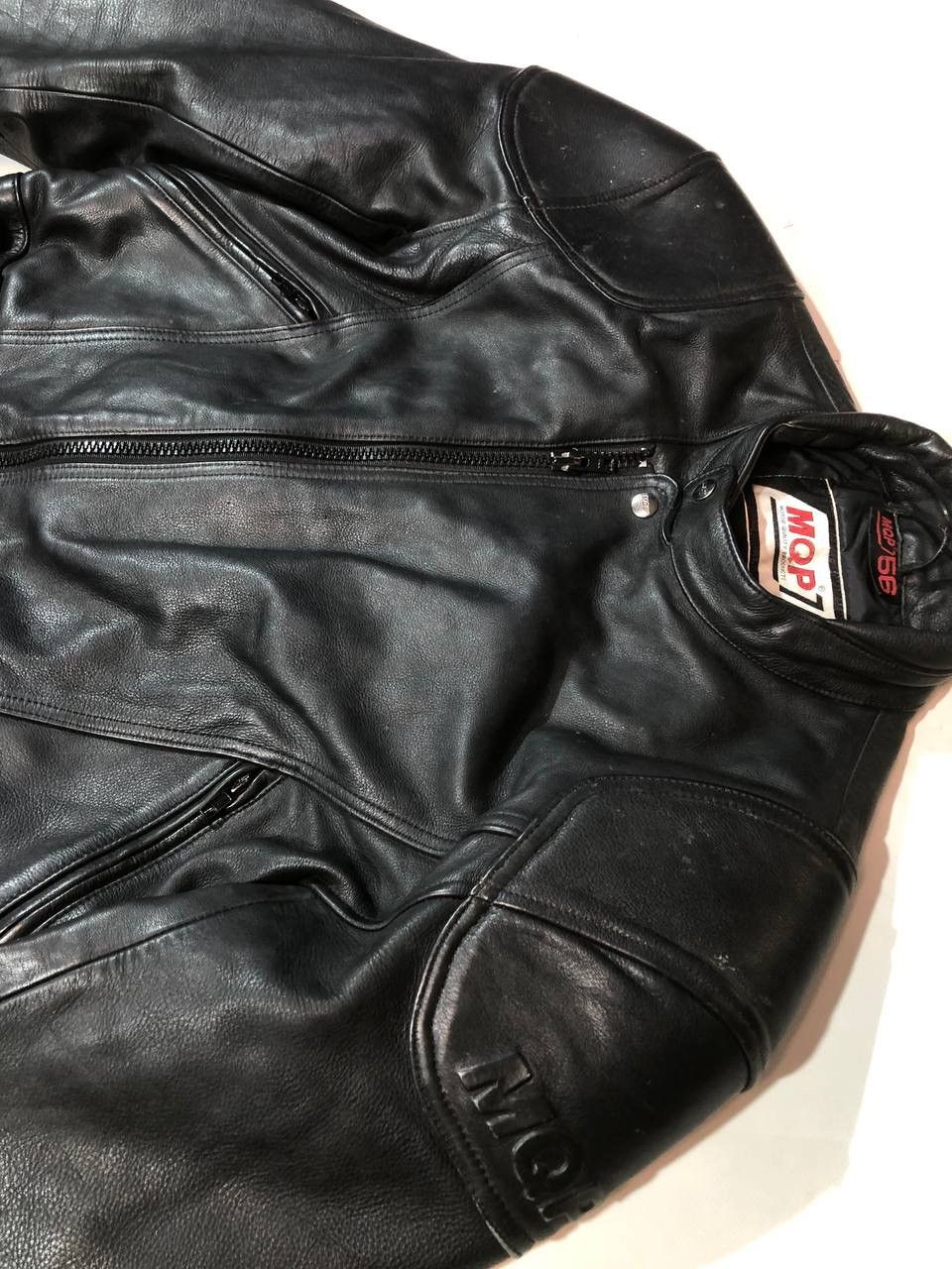Other MQP Racing Moto Leather Jacket Vintage Black Style Size US L / EU 52-54 / 3 - 4 Thumbnail
