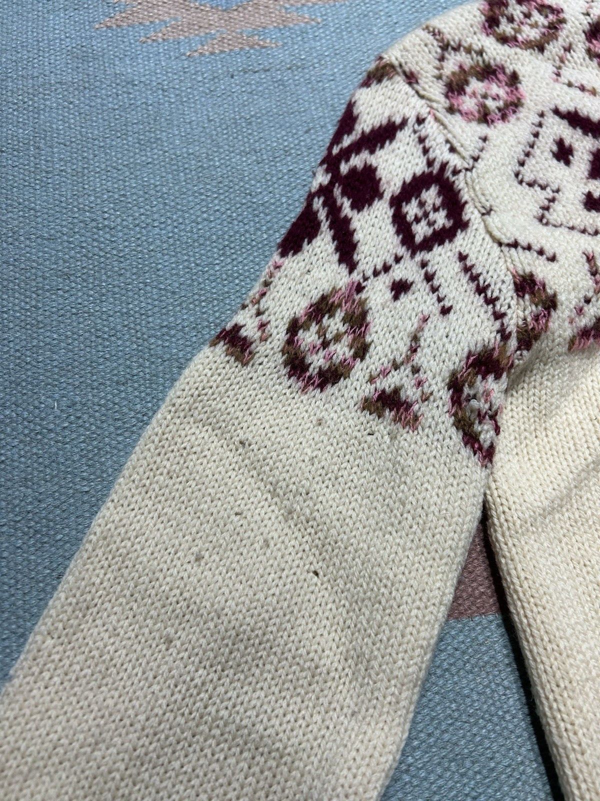 Vintage Vtg 1960s wool cardigan sweater Tami Icelandic Nordic M? Size M / US 6-8 / IT 42-44 - 11 Thumbnail