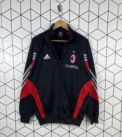 AC Milan Lotto Varsity Black & Red Jacket