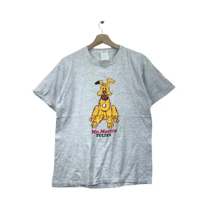 Vintage Vtg 90’ Mr. MARTIN DOG CARTOON Tultex Pet Tee Shirt Anime Size US S / EU 44-46 / 1 - 1 Thumbnail