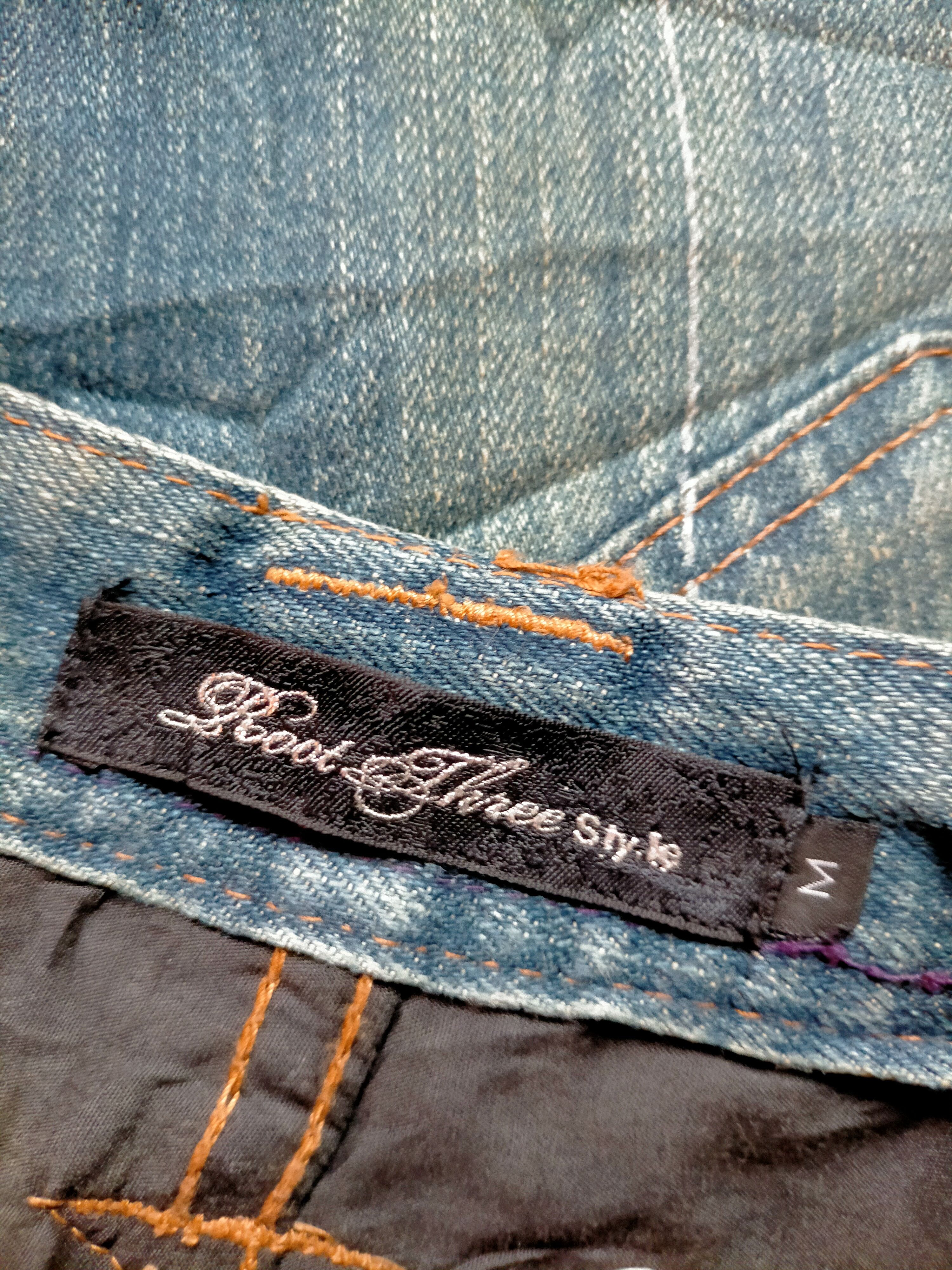 Hysteric Glamour Flare Jeans Root three Rare Design Painted Boot cut Denim Size US 30 / EU 46 - 20 Thumbnail