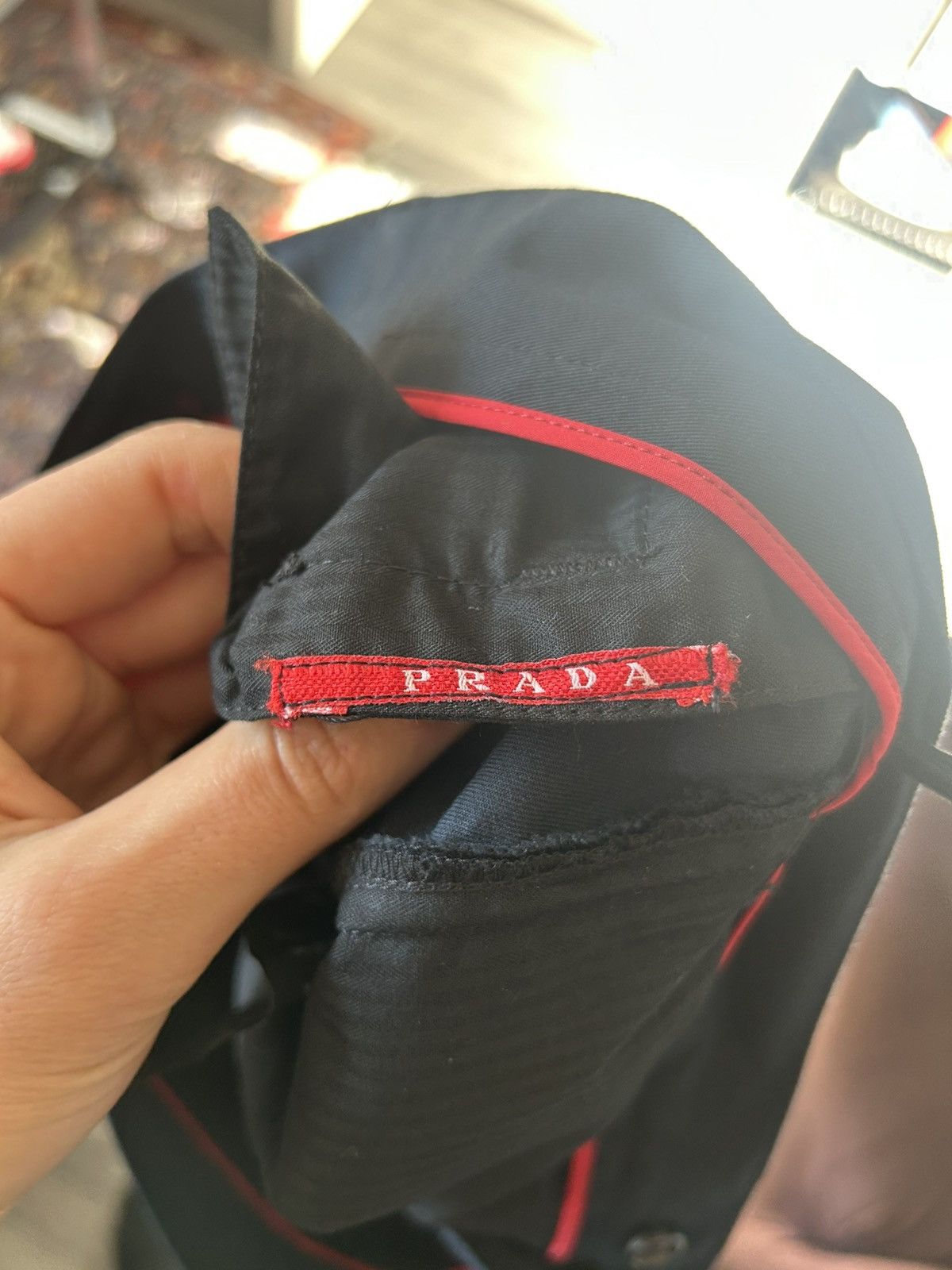 Prada Prada Navy Cotton Blend Pants - Size 50 Size US 34 / EU 50 - 9 Thumbnail