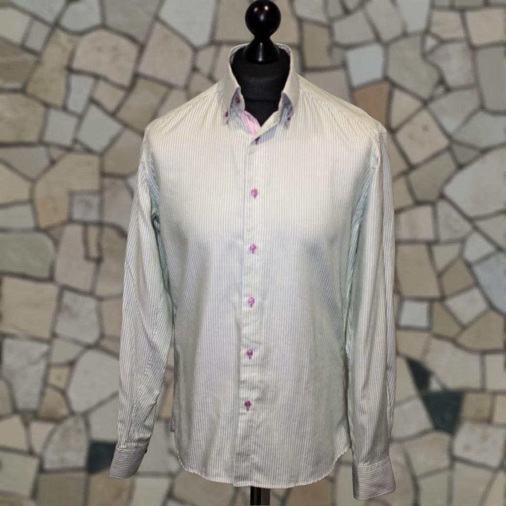 Vintage Stenstroms Shirt mens Size 15 1/2 39 Multicoloured Fitted Body Size US L / EU 52-54 / 3 - 1 Thumbnail