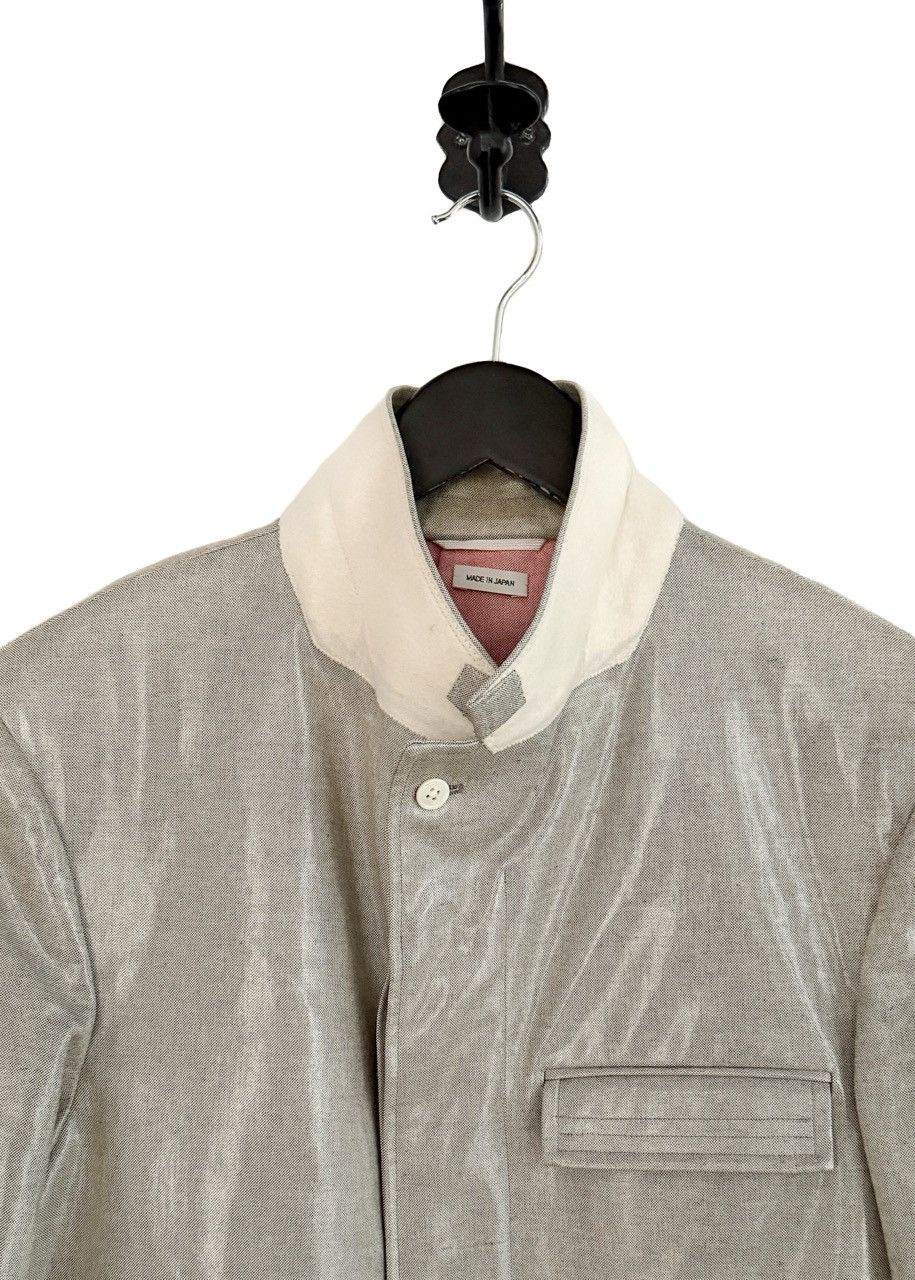 Thom Browne Thom Browne Blue Chambray Coated Cotton Coat - Size 2 Size M / US 6-8 / IT 42-44 - 3 Thumbnail