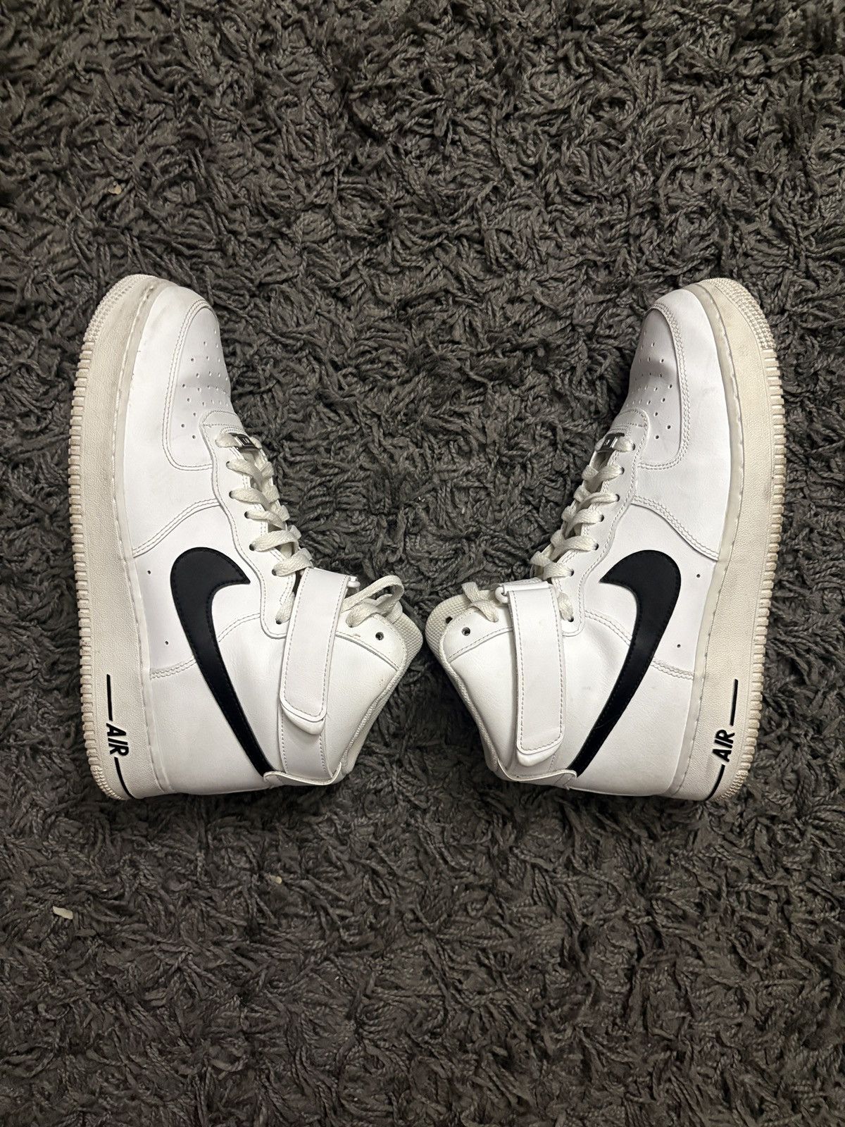 Nike Nike Air Force 1 High (White/Black) Size US 10 / EU 43 - 5 Thumbnail
