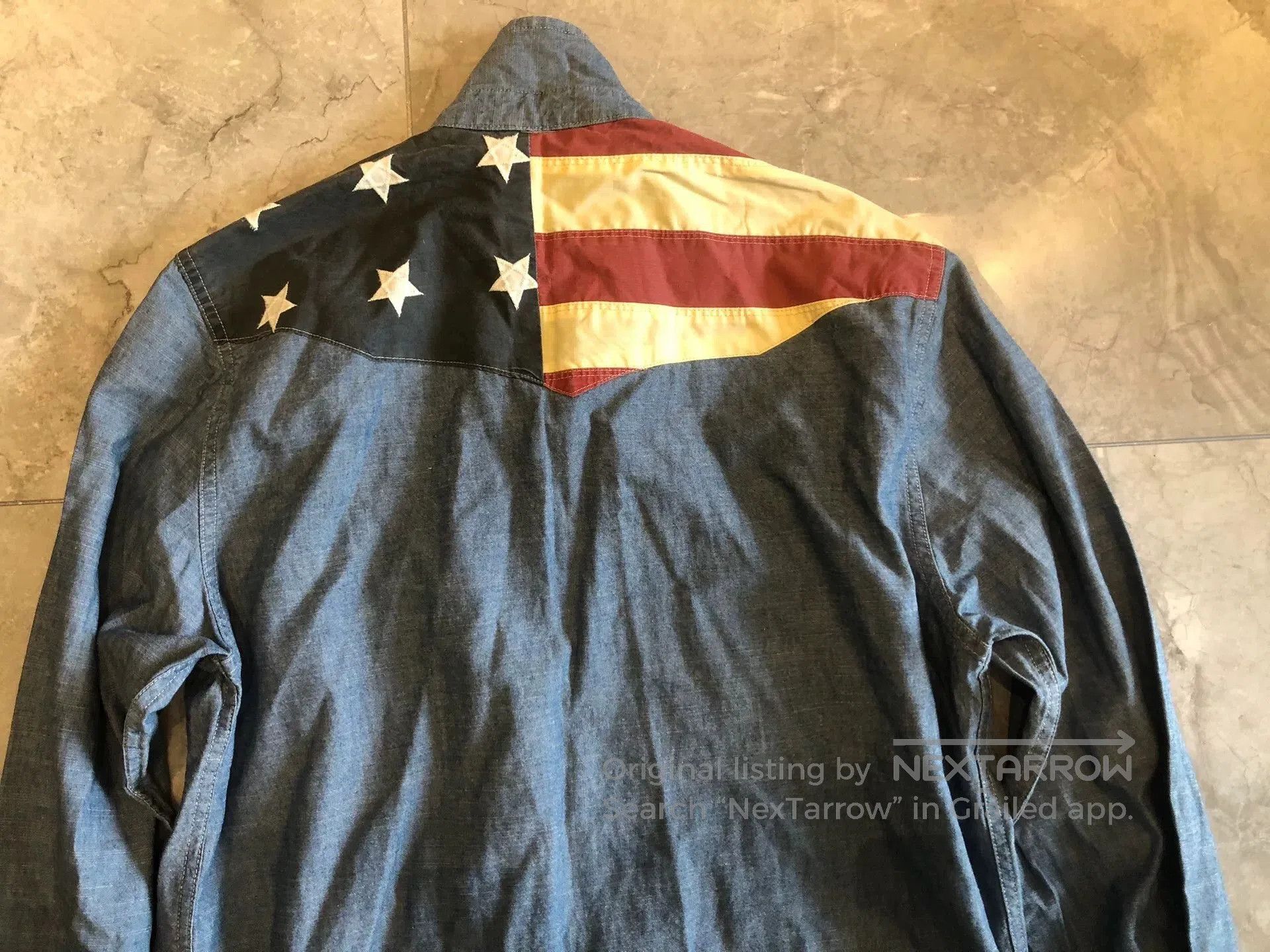 Japanese Brand Ralph Lauren Vintage Denim Shirt Jacket. Size US L / EU 52-54 / 3 - 6 Thumbnail