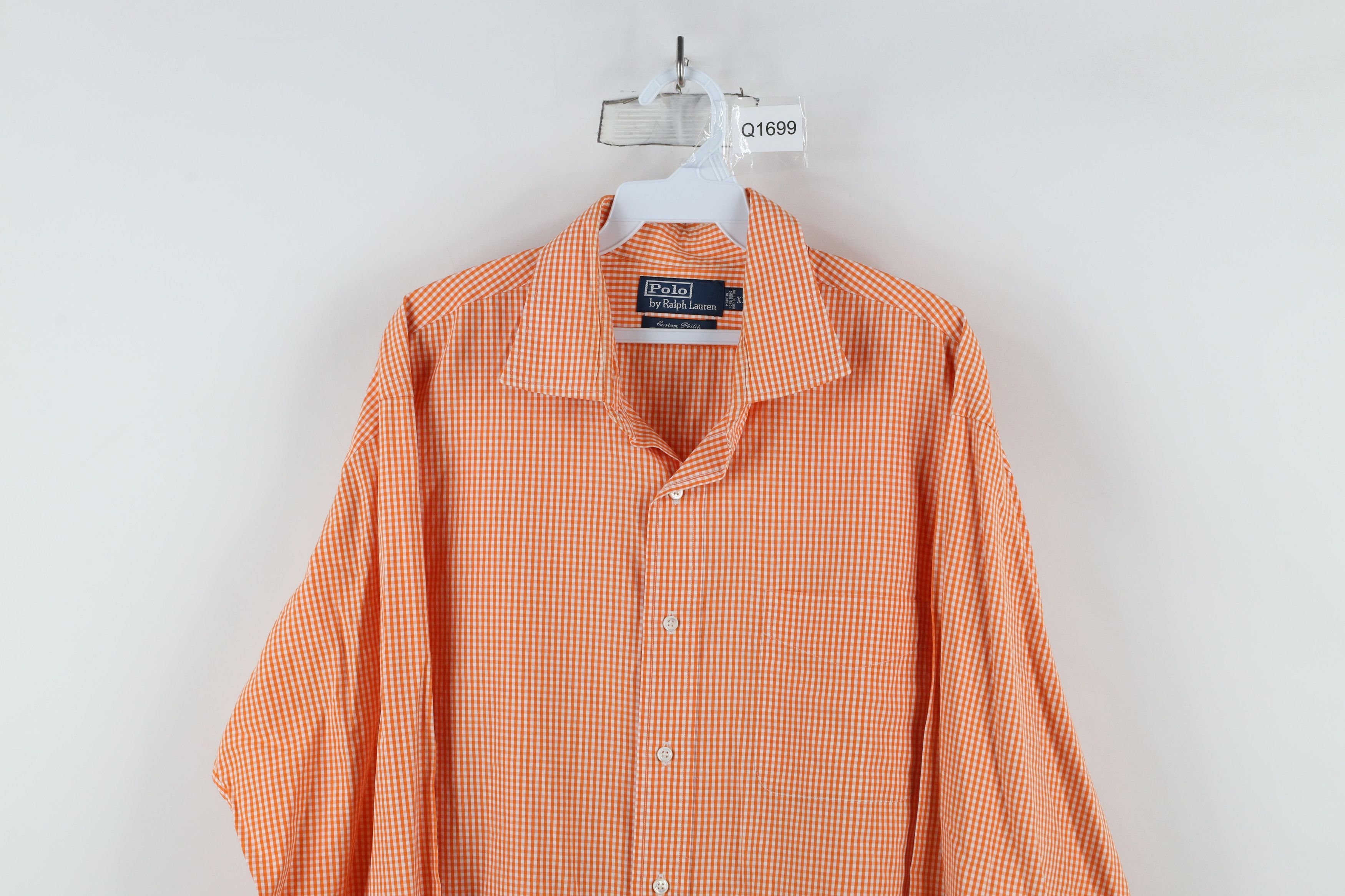 Ralph Lauren × Vintage Vintage 90s Ralph Lauren Cotton Gingham Plaid Button Shirt Size US XL / EU 56 / 4 - 2 Thumbnail