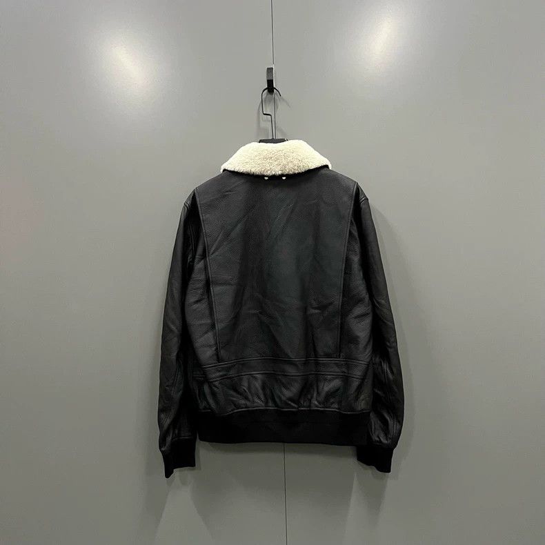 Louis Vuitton Louis Vuitton Black embossed small logo lambswool jacket 25 Size US L / EU 52-54 / 3 - 2 Thumbnail