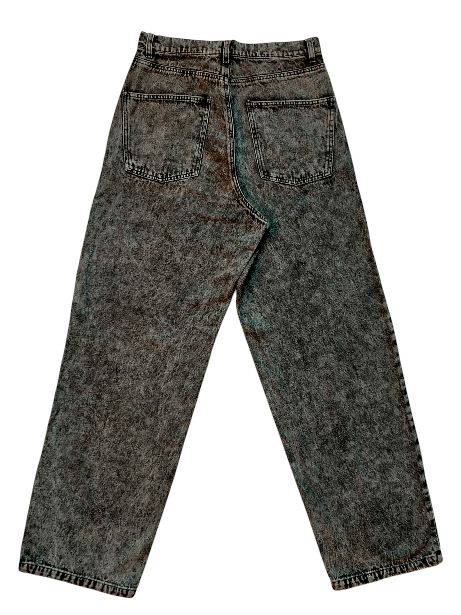 JNCO × Japanese Brand Mono Mart Japan Black Acidwash Baggy Jeans Size US 30 / EU 46 - 2 Thumbnail
