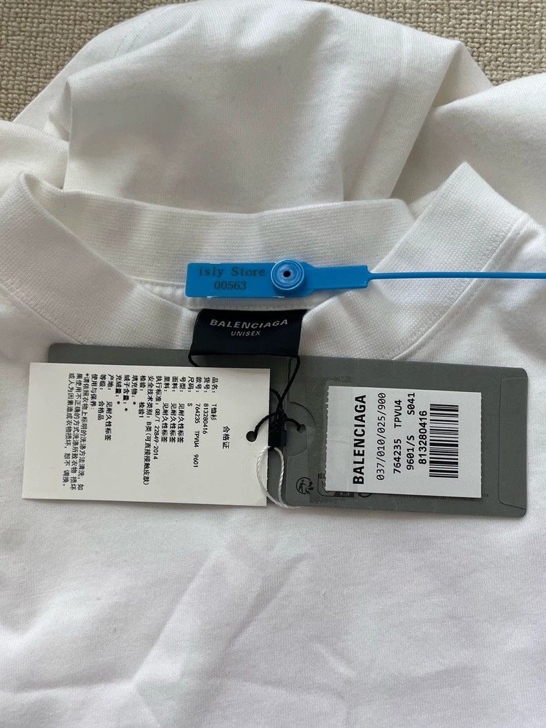 Balenciaga Balenciaga Logo Crew Neck Pullover Short Sleeve T-Shirt Size US S / EU 44-46 / 1 - 4 Thumbnail