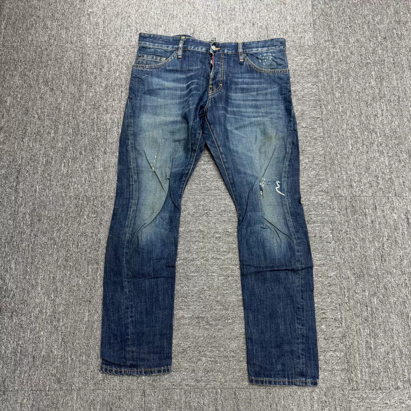 Dsquared2 DSQUARED2 Distressed Denim Jeans Size US 34 / EU 50 - 1 Thumbnail