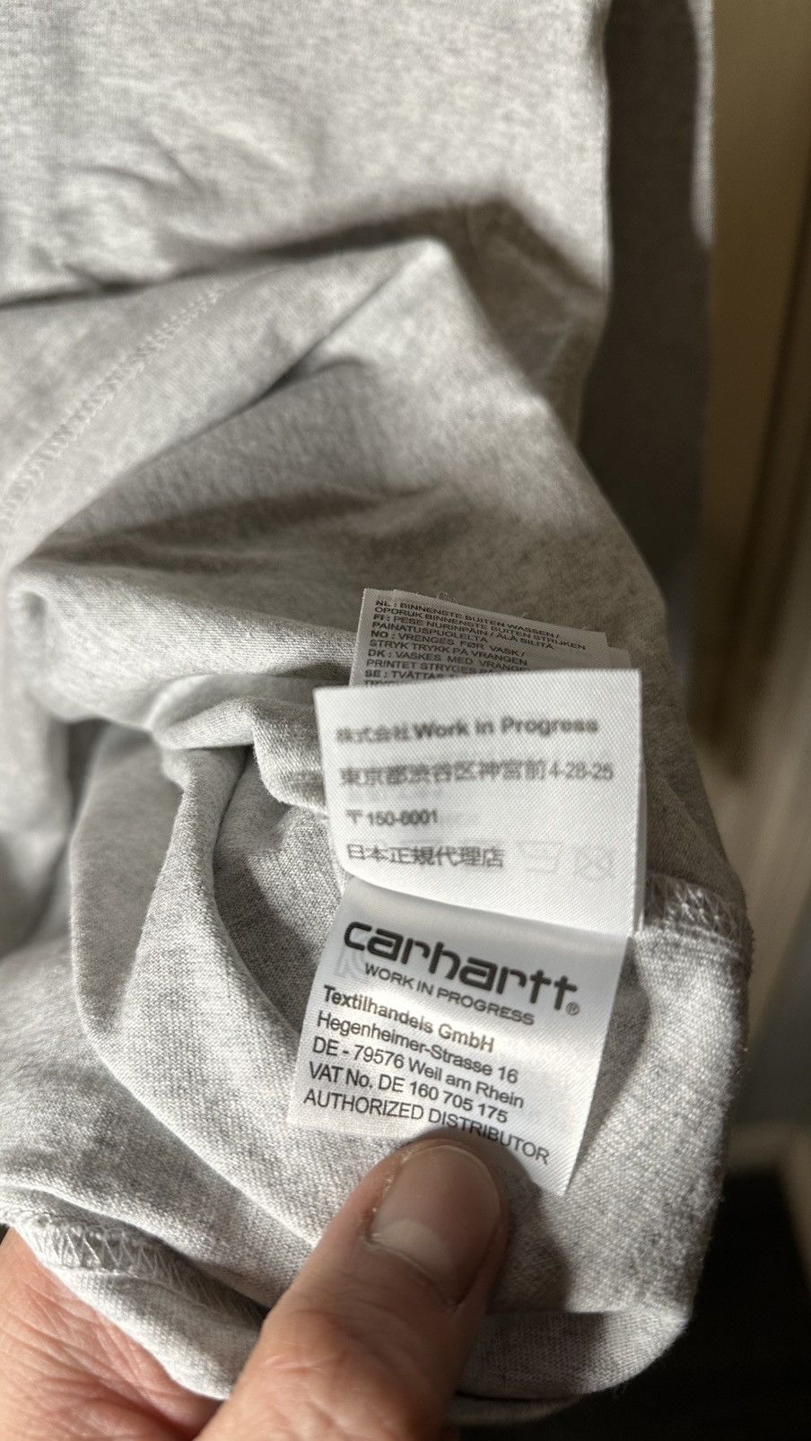 Carhartt Wip American Script Long Sleeve T-Shirt Size US M / EU 48-50 / 2 - 7 Thumbnail