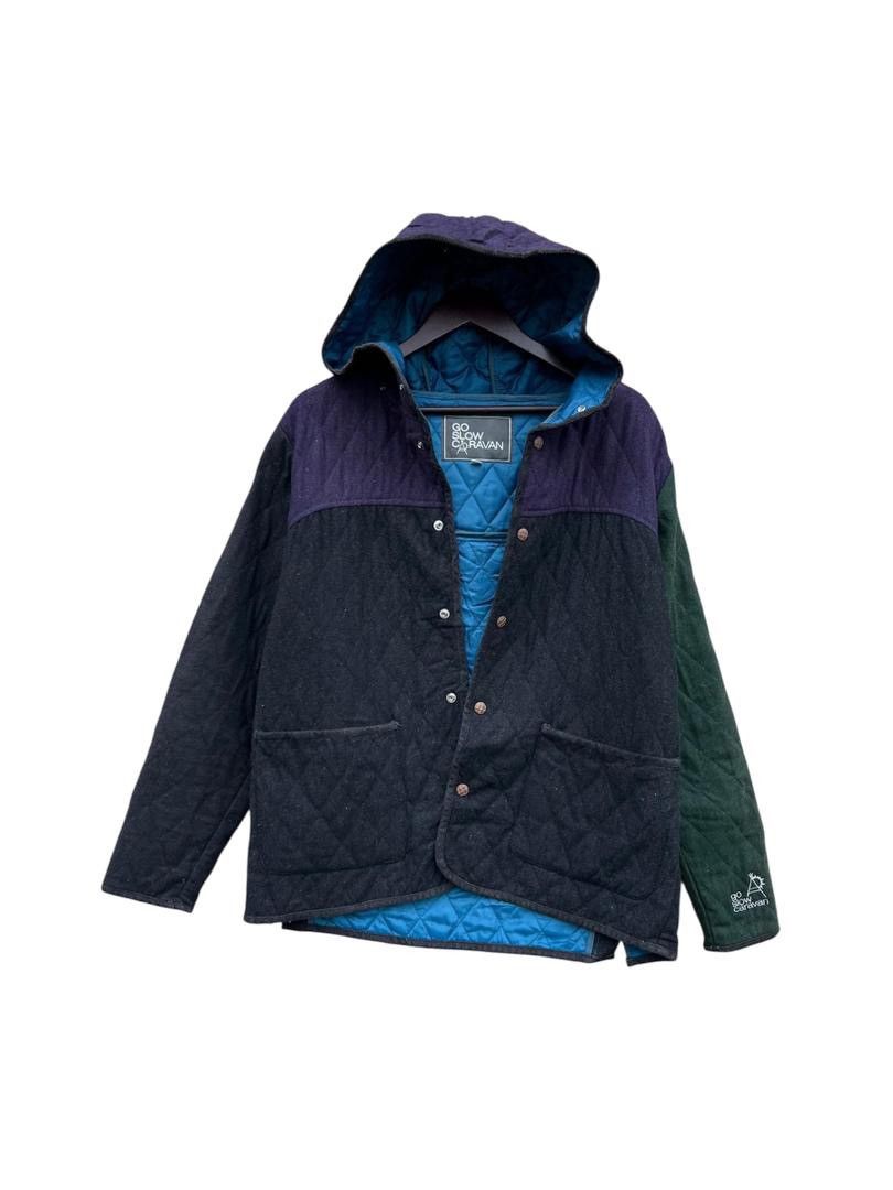 go slow caravan Go Slow Caravan Wool Hooded Jacket Size M / US 6-8 / IT 42-44 - 1 Thumbnail