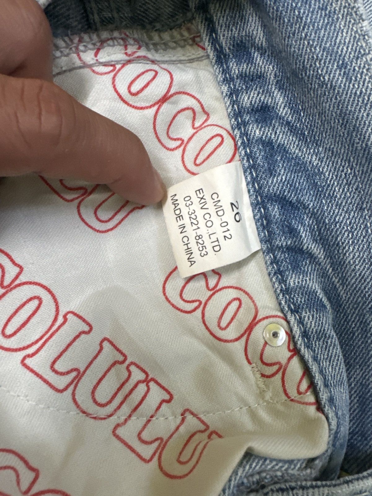 Japanese Brand Distressed COCOLULU Mud WashThrashed Faded Jeans Size US 30 / EU 46 - 15 Thumbnail