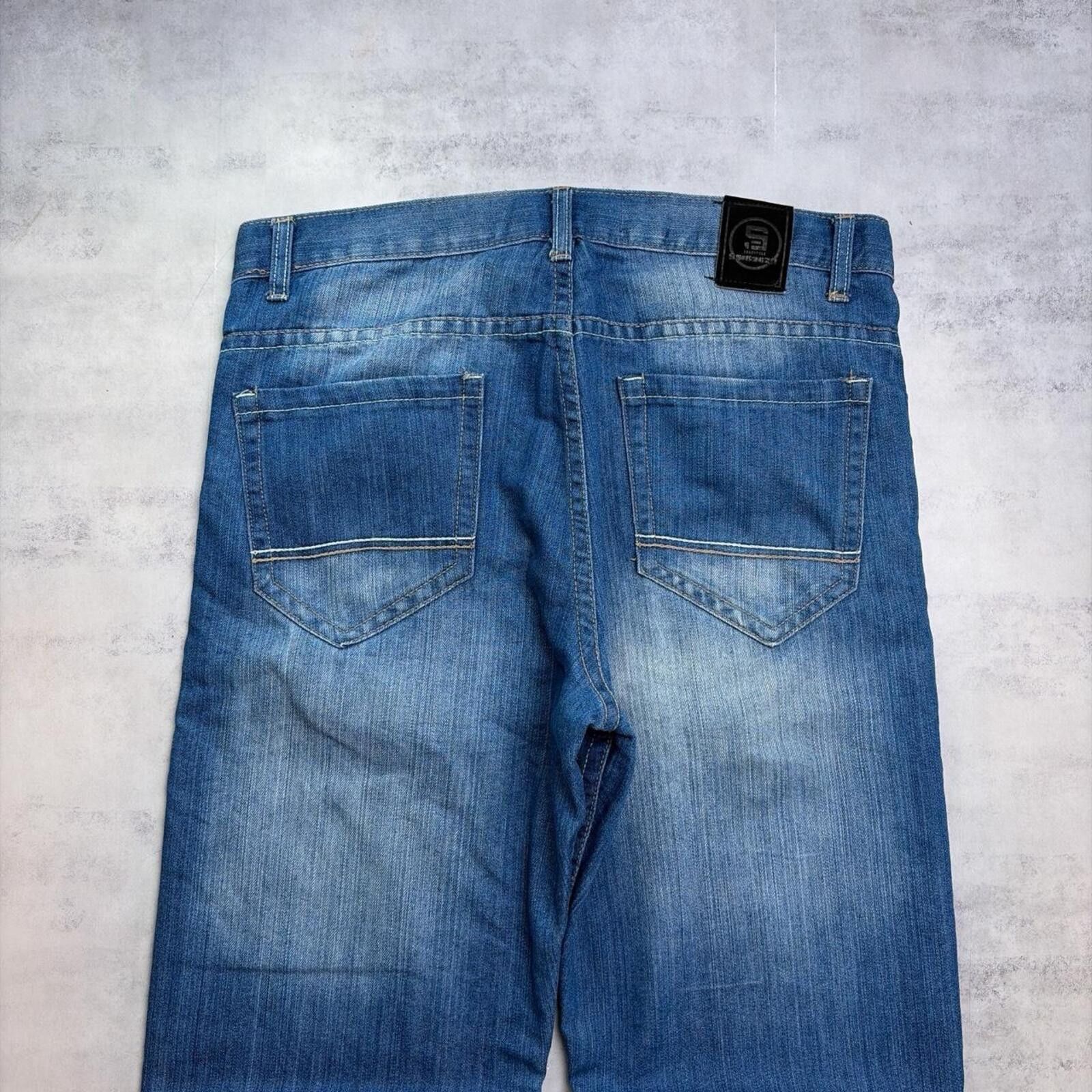 Southpole Y2K Blue Southpole Grunge Baggy Skater Denim Jeans Size US 36 / EU 52 - 3 Thumbnail