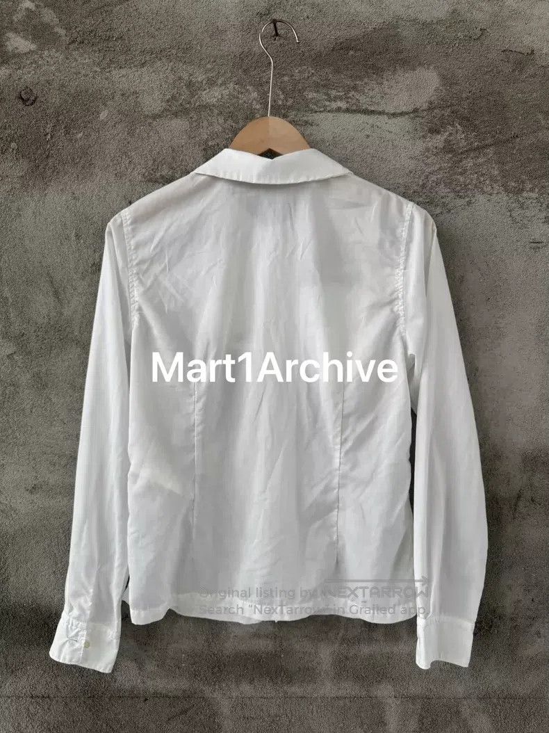 Comme des Garcons Comme des Garcons Roses season white shirt jacket Size M / US 6-8 / IT 42-44 - 2 Thumbnail